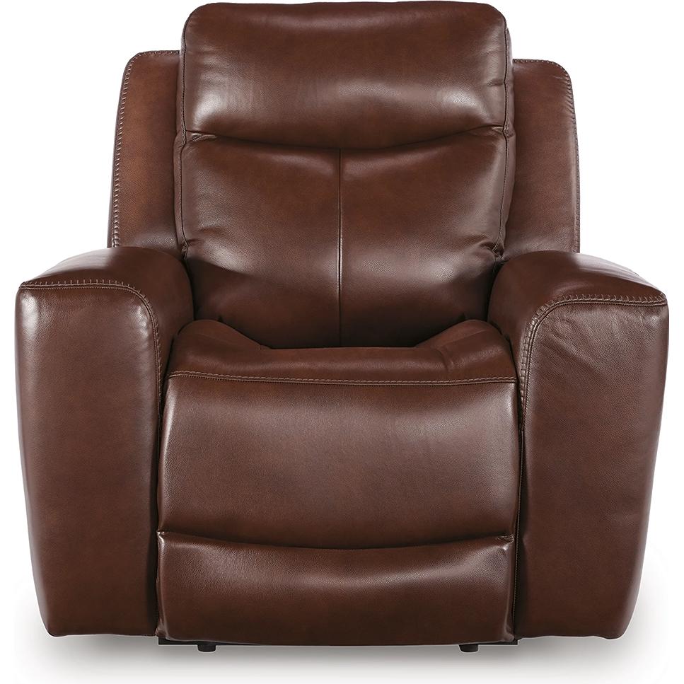 Signature Design by Ashley Next Move Power Leather Match Recliner PCU1210213C - Image 3