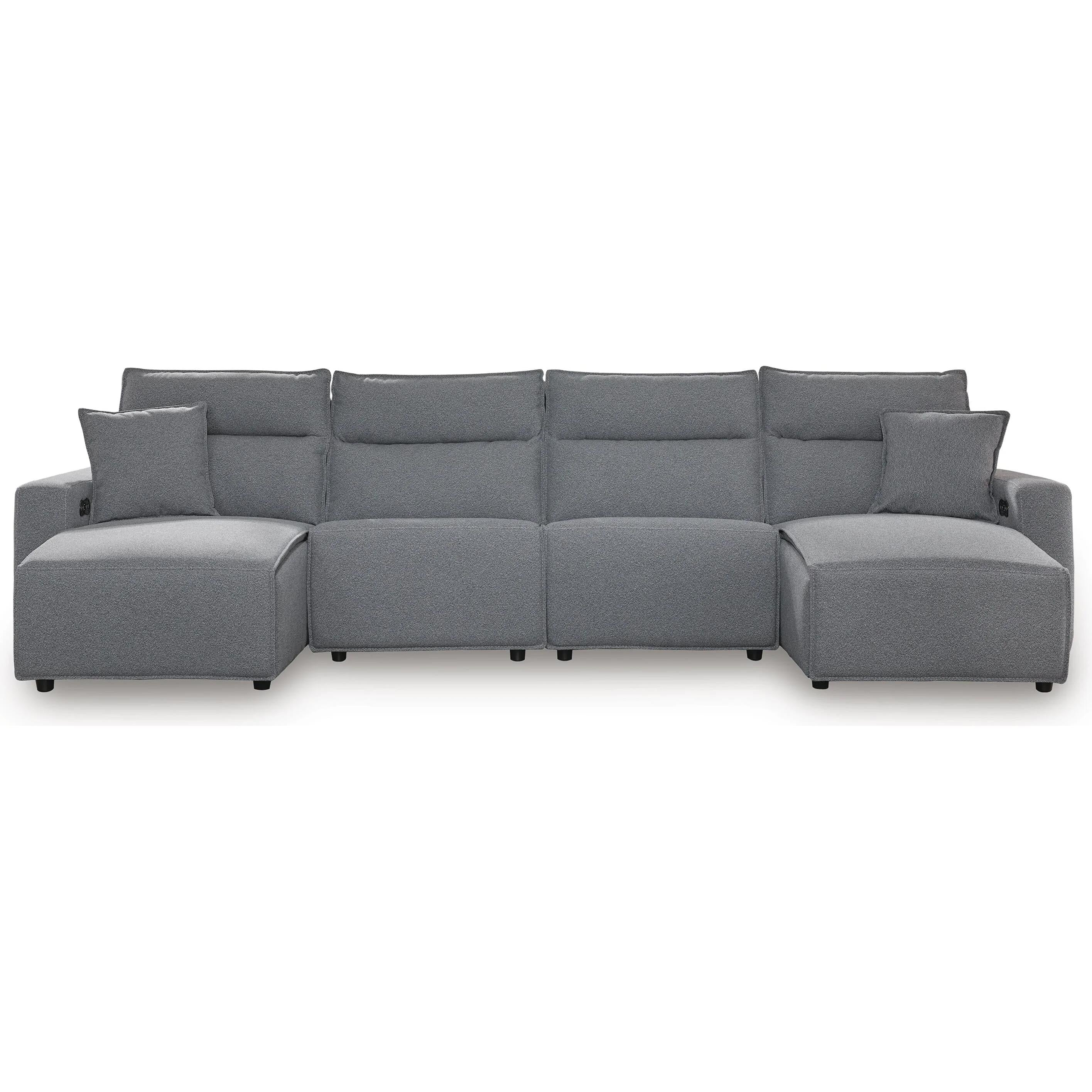 Signature Design by Ashley ModMax II Power Reclining Fabric 4 pc Sectional 6590679C/6590646C/6590646C/6590697C