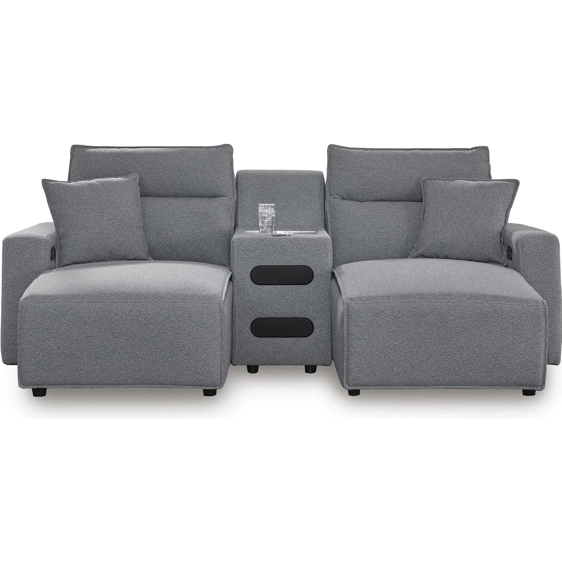 Signature Design by Ashley ModMax II Power Reclining Fabric 3 pc Sectional 6590679C/6590660C/6590697C