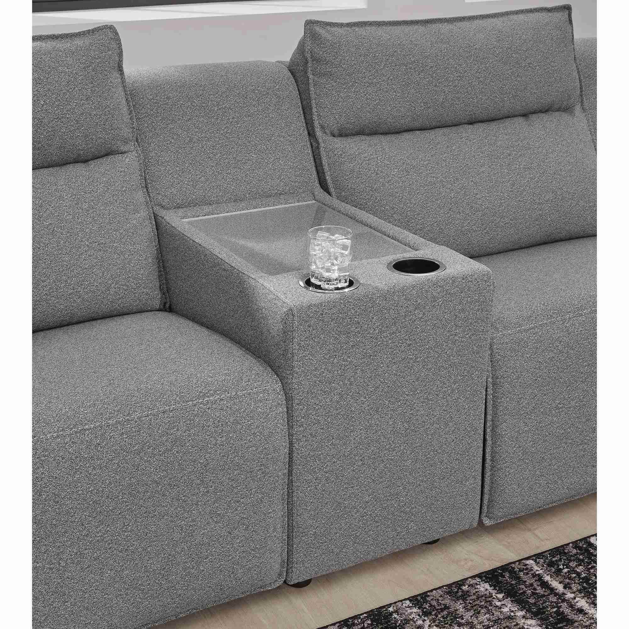 Signature Design by Ashley ModMax II Power Reclining Fabric 5 pc Sectional 6590658C/6590657C/6590646C/6590657C/6590662C - Image 2