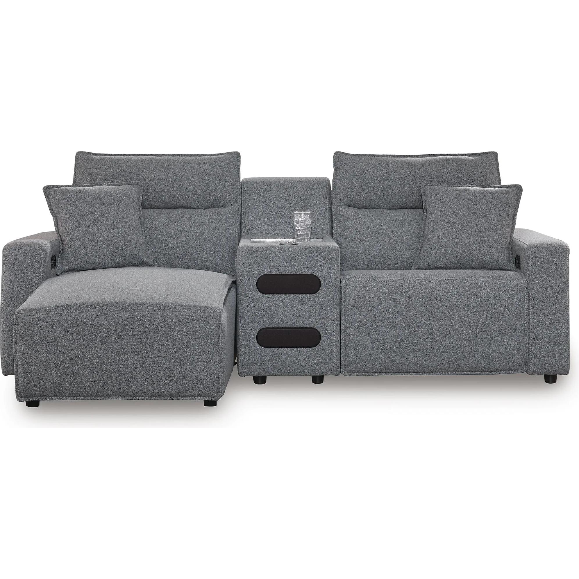Signature Design by Ashley ModMax II Power Reclining Fabric 3 pc Sectional 6590679C/6590662C/6590660C