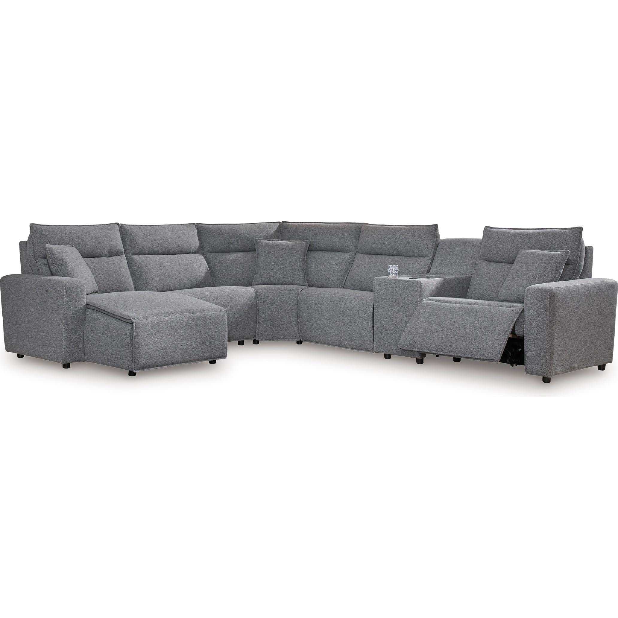 Signature Design by Ashley ModMax II Power Reclining Fabric 6 pc Sectional 6590679C/6590646C/6590677C/6590631C/6590657C/6590662C