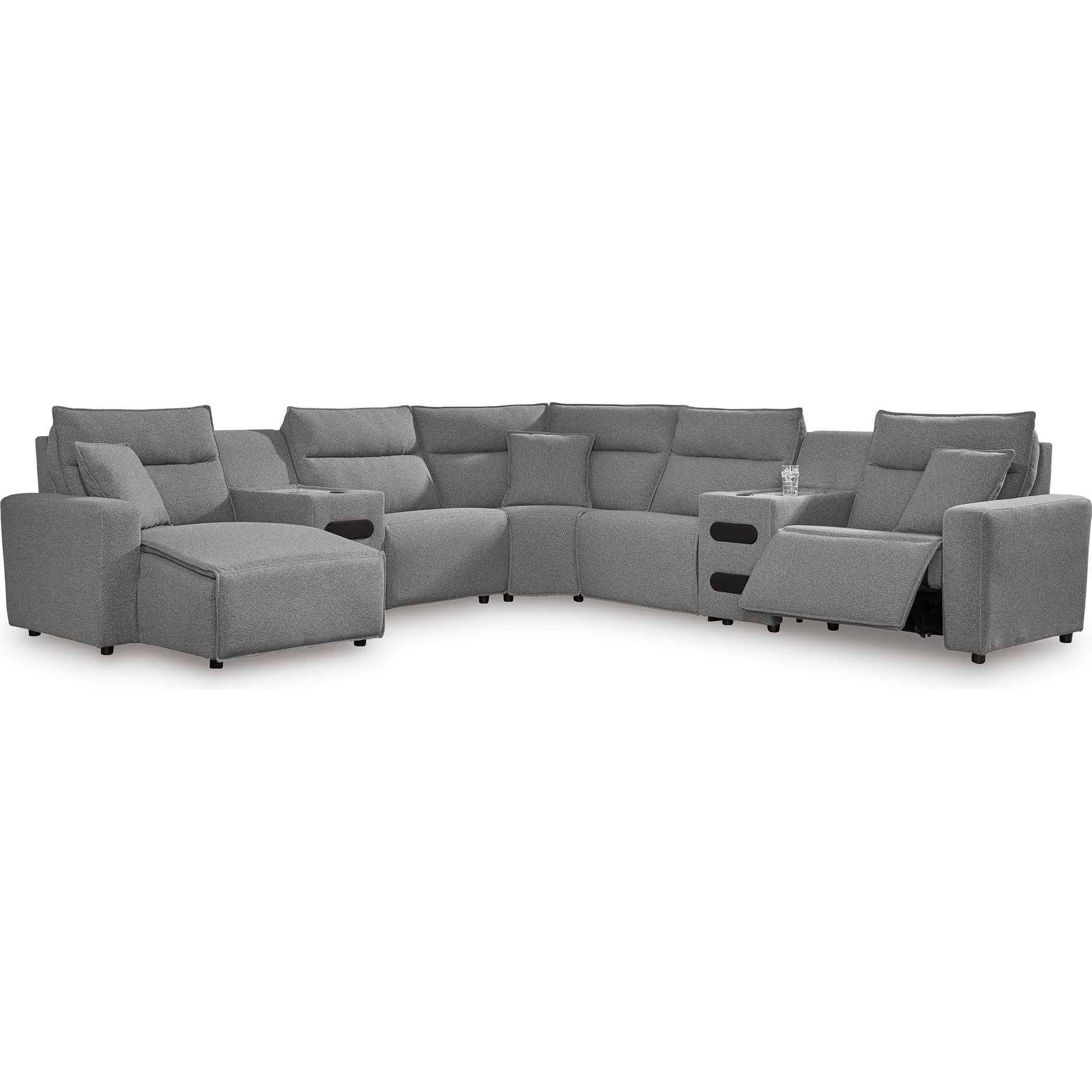 Signature Design by Ashley ModMax II Power Reclining Fabric 7 pc Sectional 6590679C/6590660C/6590646C/6590677C/6590631C/6590660C/6590662C