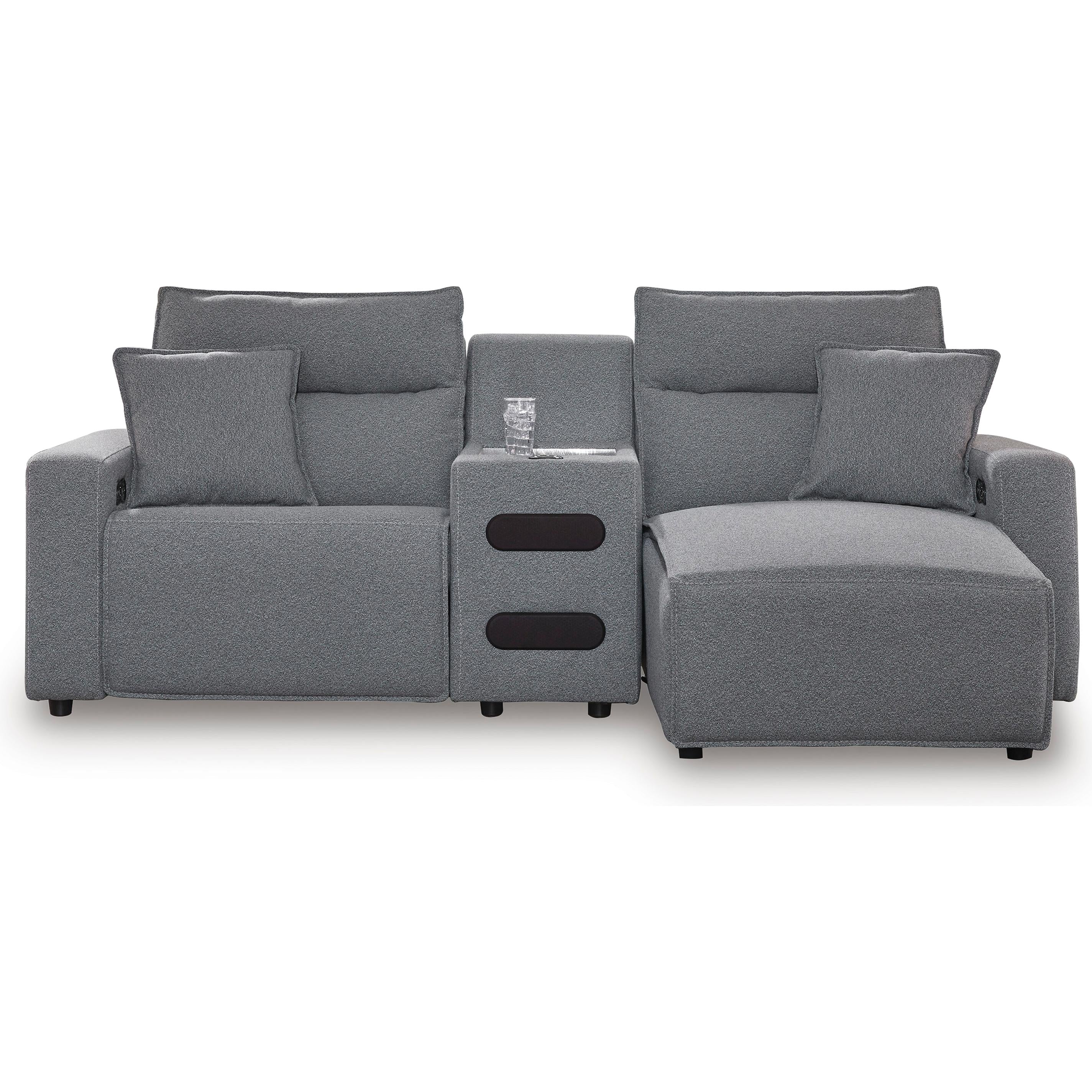 Signature Design by Ashley ModMax II Power Reclining Fabric 3 pc Sectional 6590658C/6590660C/6590697C