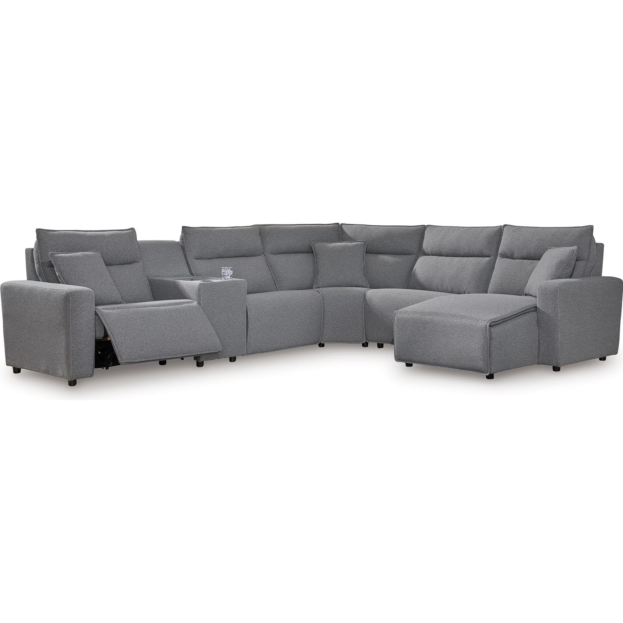Signature Design by Ashley ModMax II Power Reclining Fabric 6 pc Sectional 6590631C/6590646C/6590657C/6590658C/6590677C/6590697C