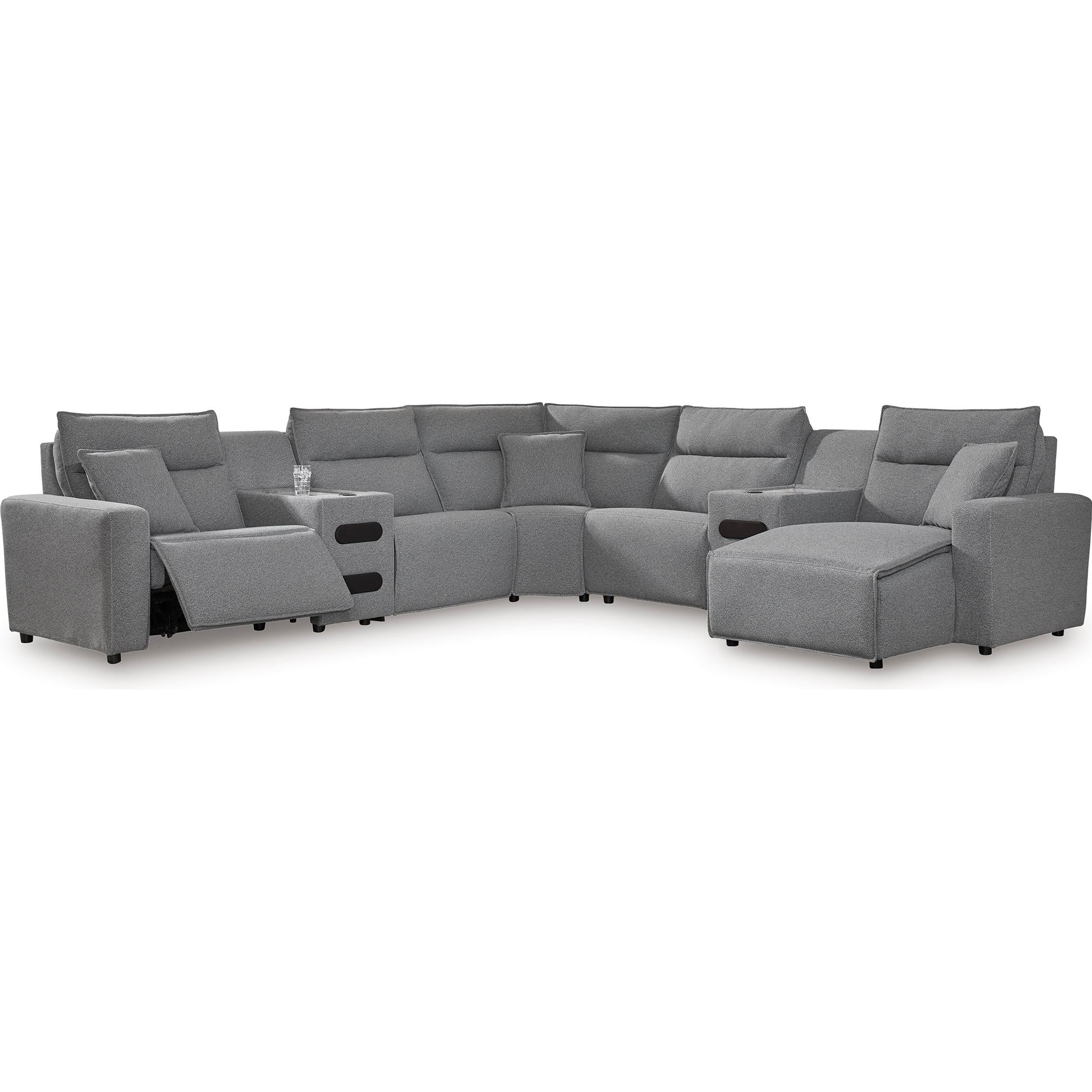 Signature Design by Ashley ModMax II Power Reclining Fabric 7 pc Sectional 6590658C/6590660C/6590631C/6590677C/6590646C/6590660C/6590697C