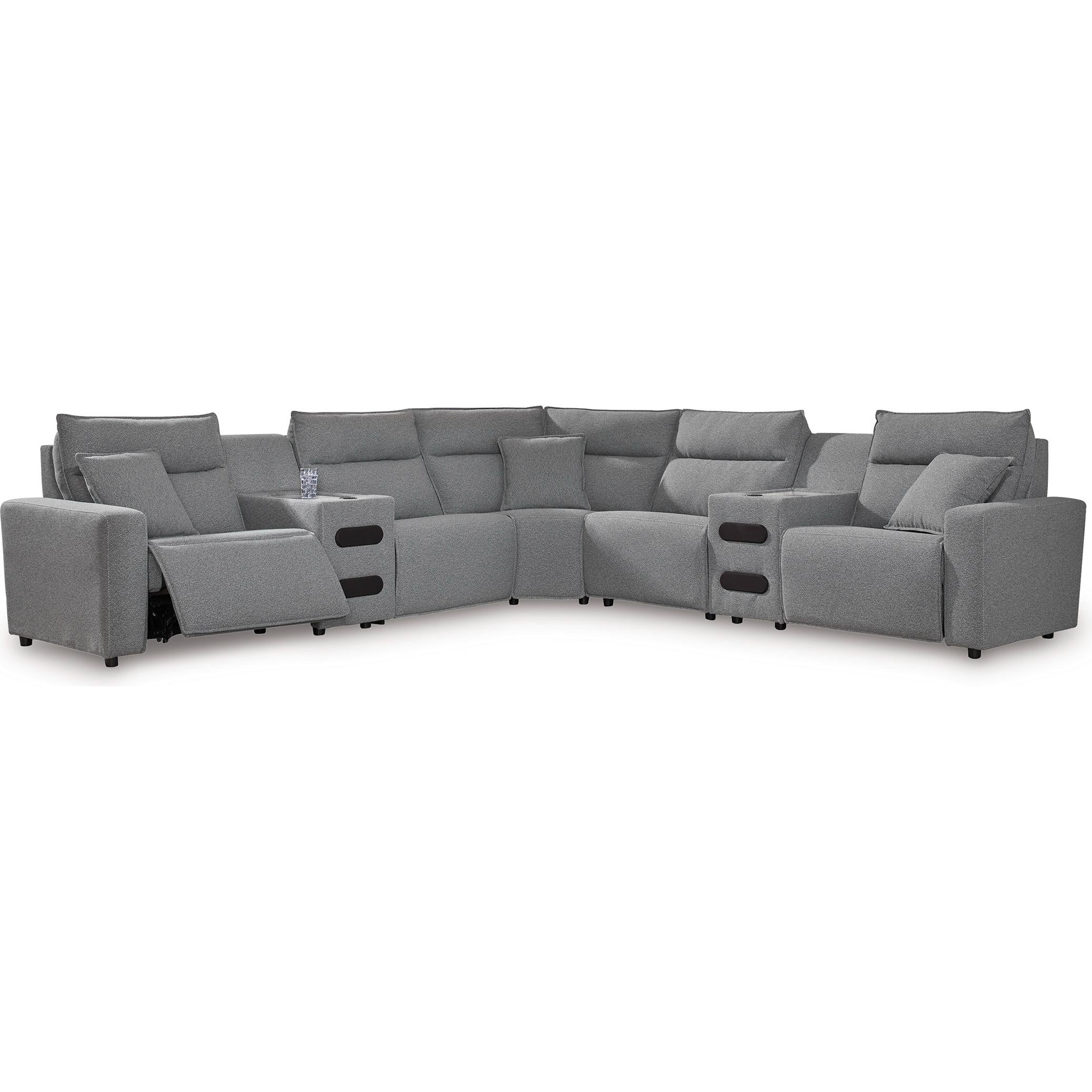 Signature Design by Ashley ModMax II Power Reclining Fabric 7 pc Sectional 6590658C/6590660C/6590631C/6590677C/6590646C/6590660C/6590662C