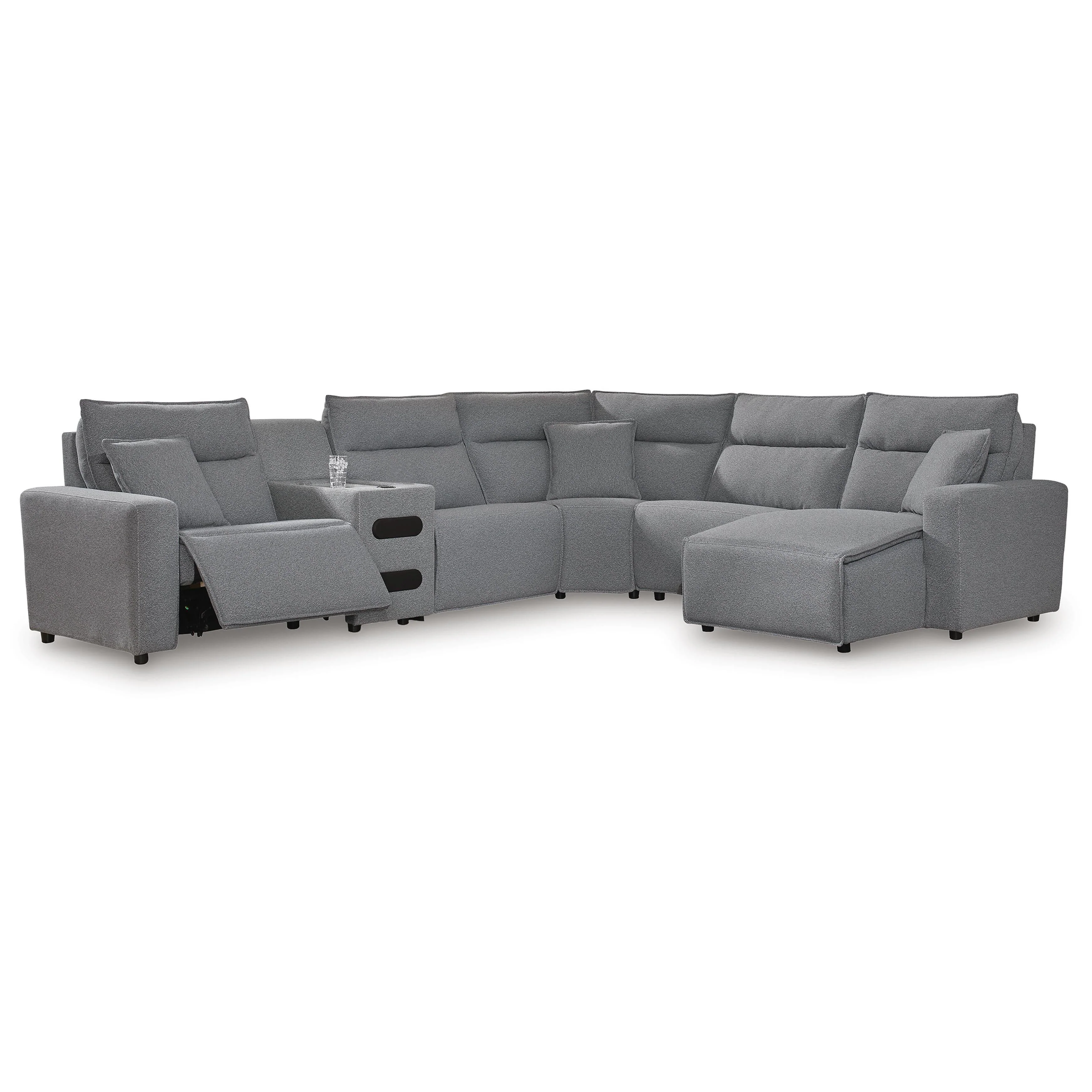 Signature Design by Ashley ModMax II Reclining Fabric 6 pc Sectional 6590631C/6590646C/6590658C/6590660C/6590677C/6590697C