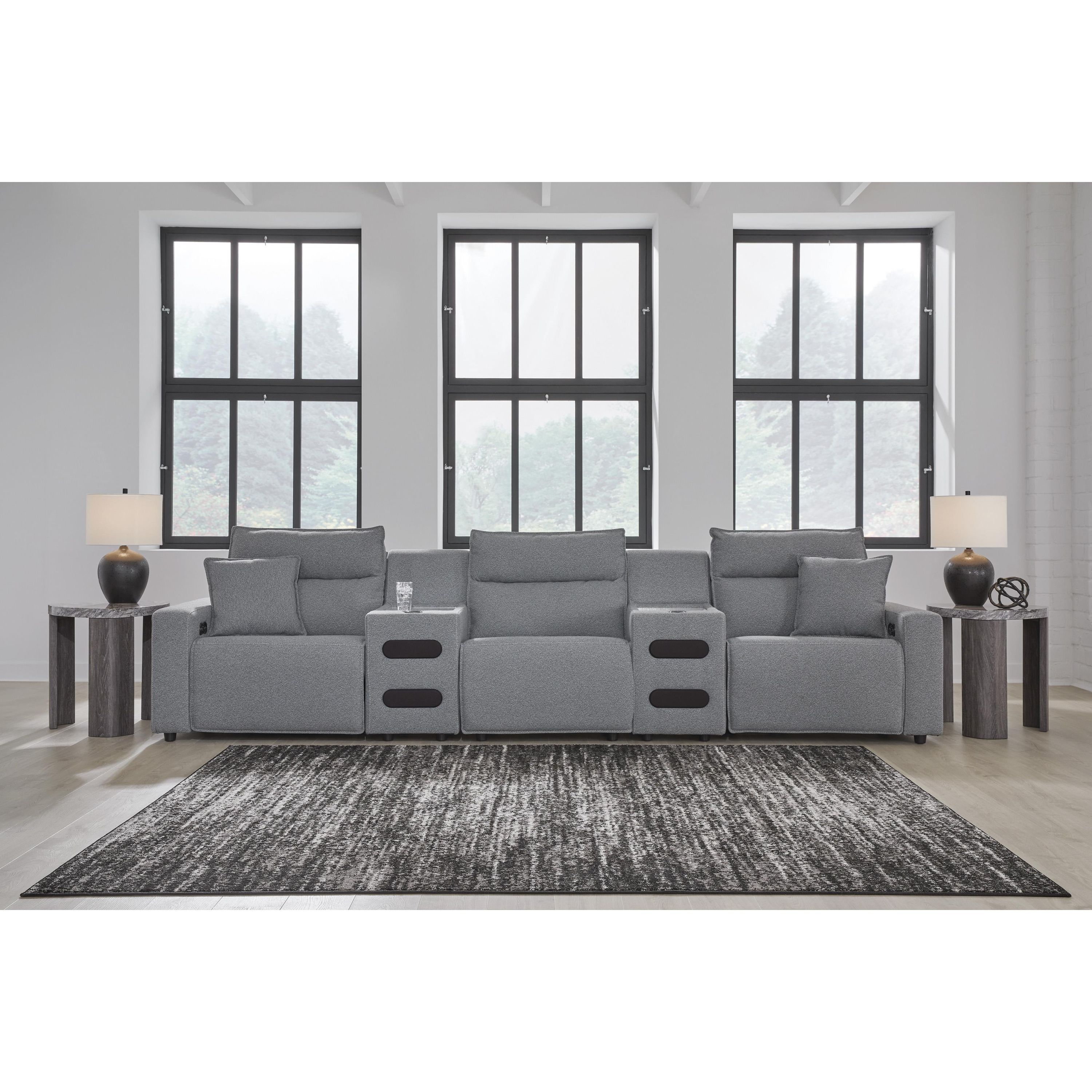 Signature Design by Ashley ModMax II Reclining Fabric 5 pc Sectional 6590658C/6590660C/6590631C/6590660C/6590662C