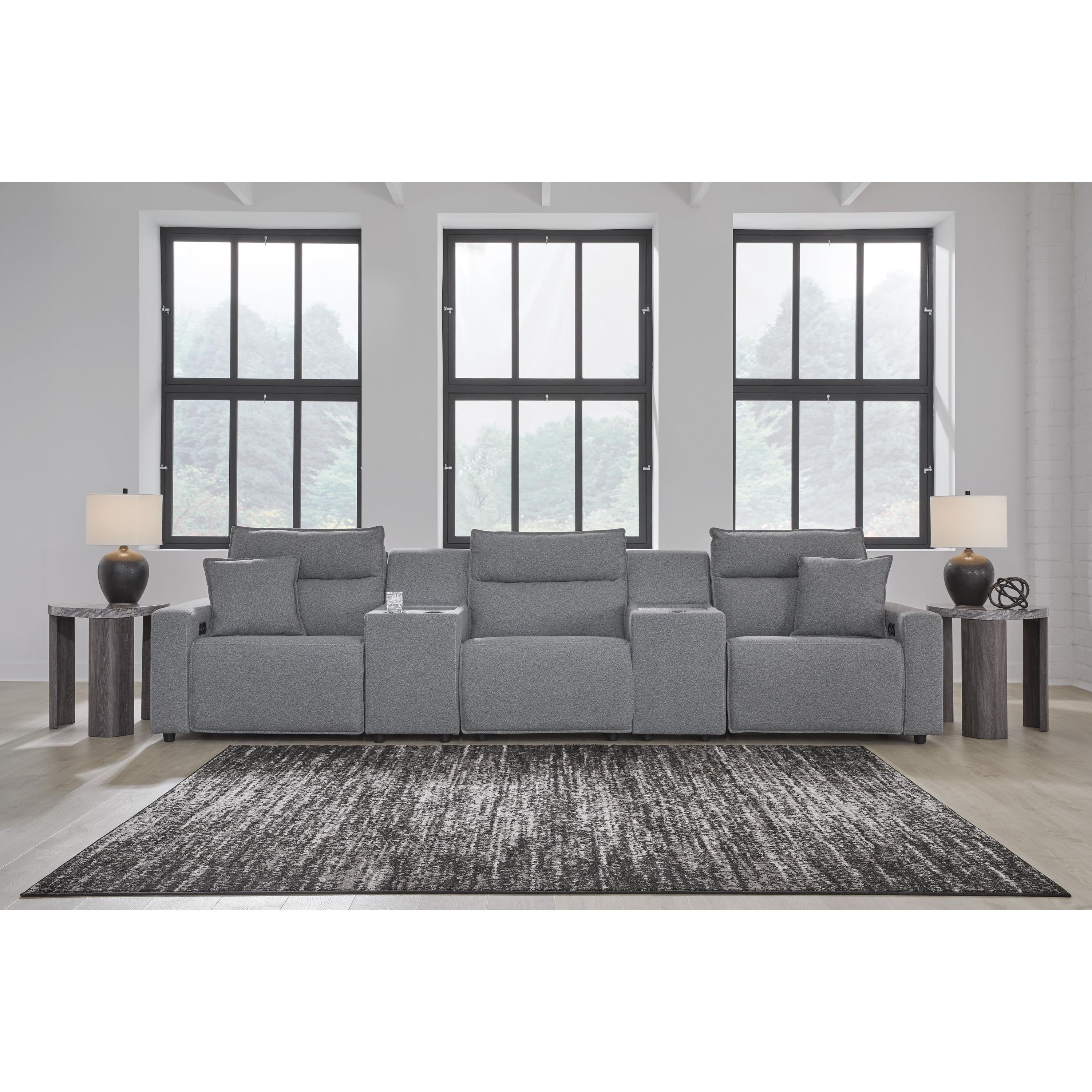 Signature Design by Ashley ModMax II Reclining Fabric 5 pc Sectional 6590658C/6590657C/6590631C/6590657C/6590662C