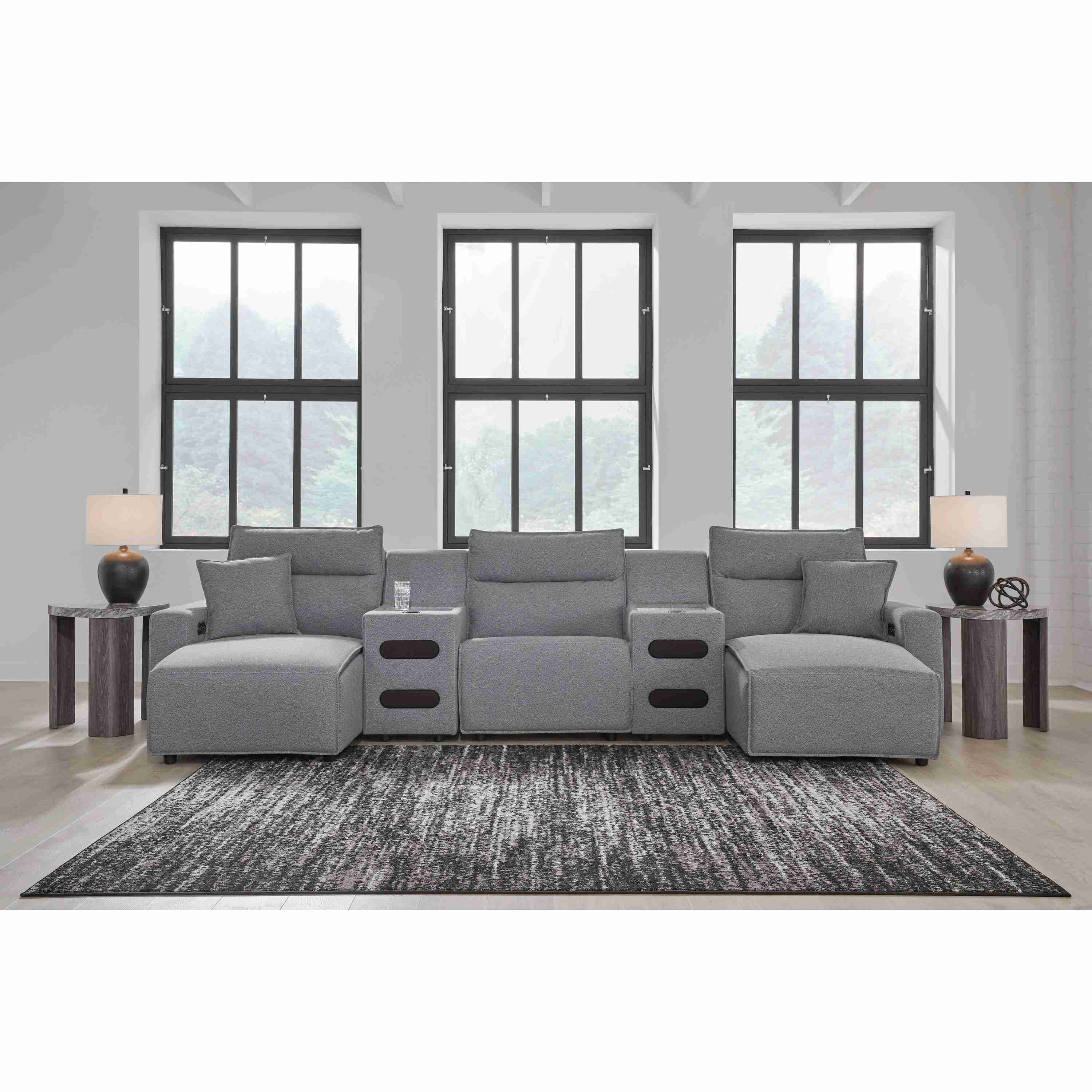 Signature Design by Ashley ModMax II Reclining Fabric 5 pc Sectional 6590631C/6590660C/6590660C/6590679C/6590697C