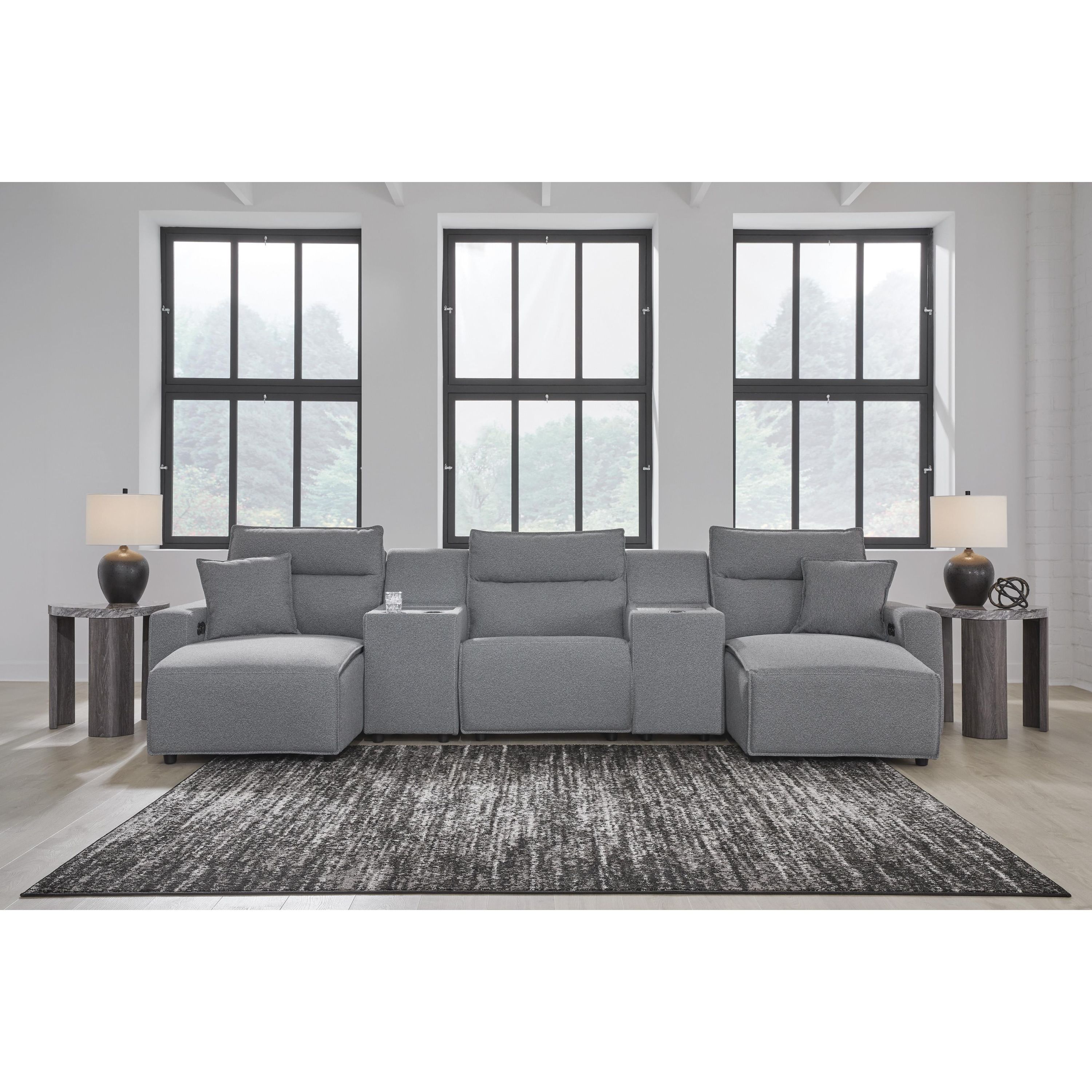 Signature Design by Ashley ModMax II Reclining Fabric 5 pc Sectional 6590679C/6590657C/6590631C/6590657C/6590697C