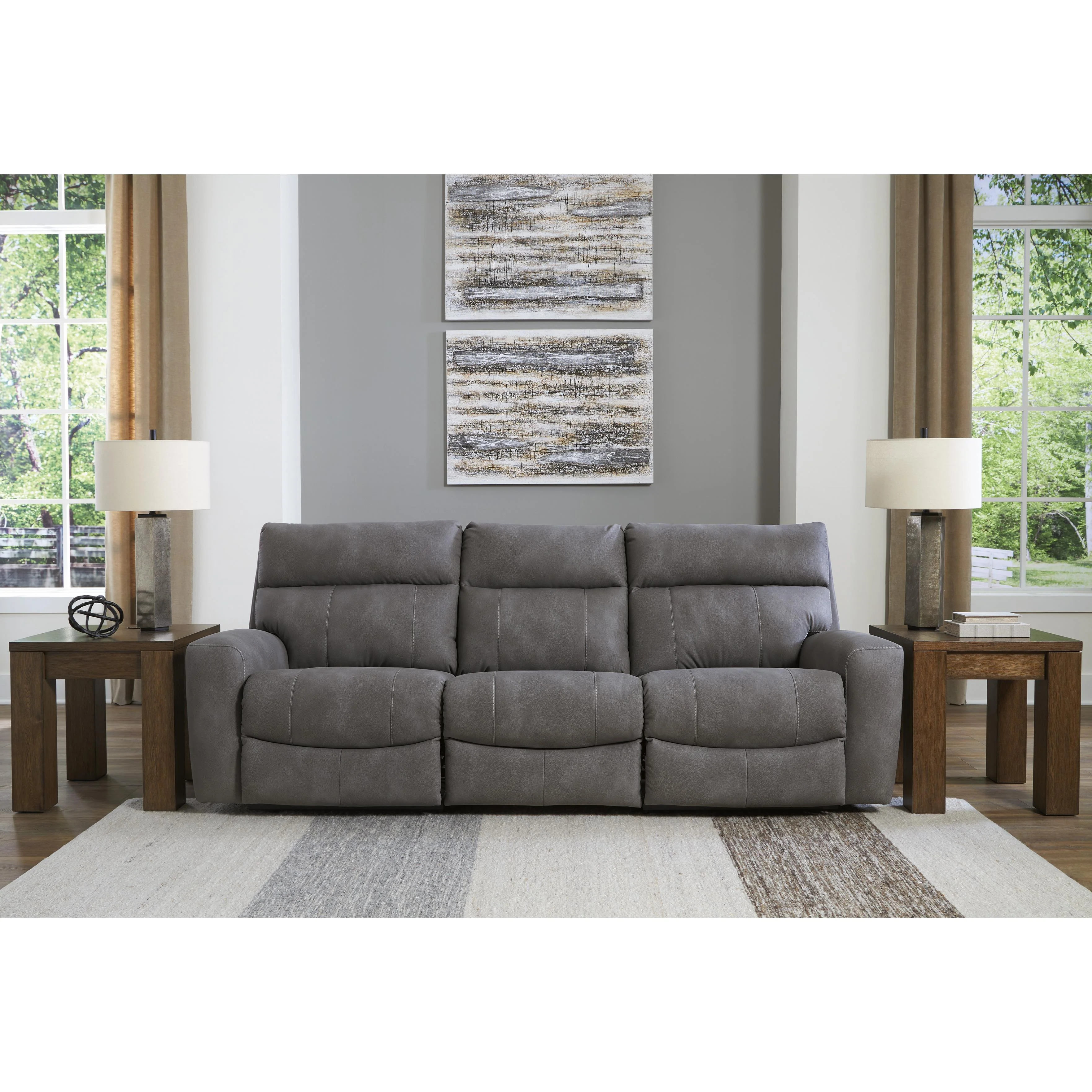 Signature Design by Ashley Next-Gen DuraPella Power Reclining Leather Look 3 pc Sectional 6100358C/6100331C/6100362C - Image 3