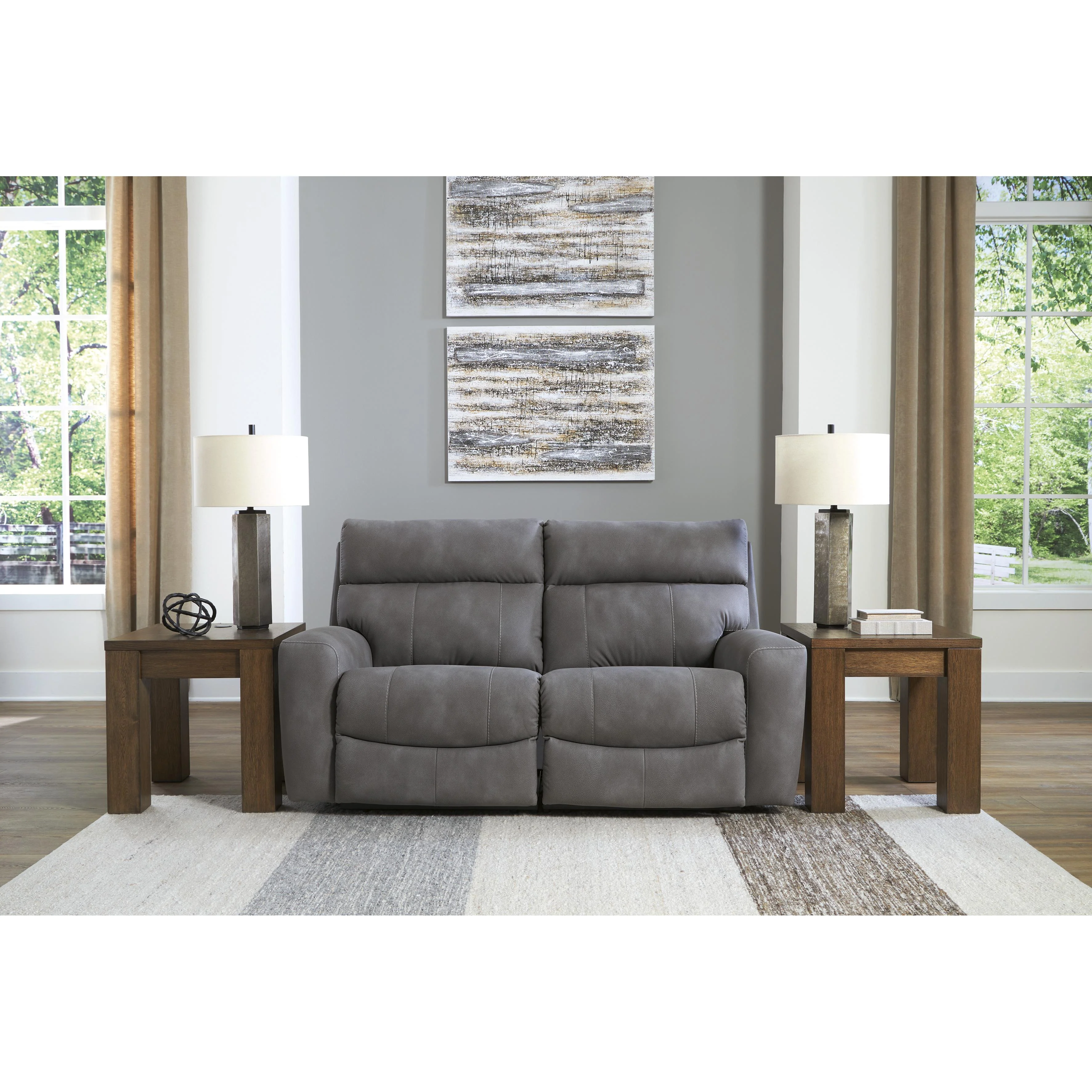 Signature Design by Ashley Next-Gen DuraPella Power Reclining Leather Look 2 pc Sectional 6100358C/6100362C - Image 2