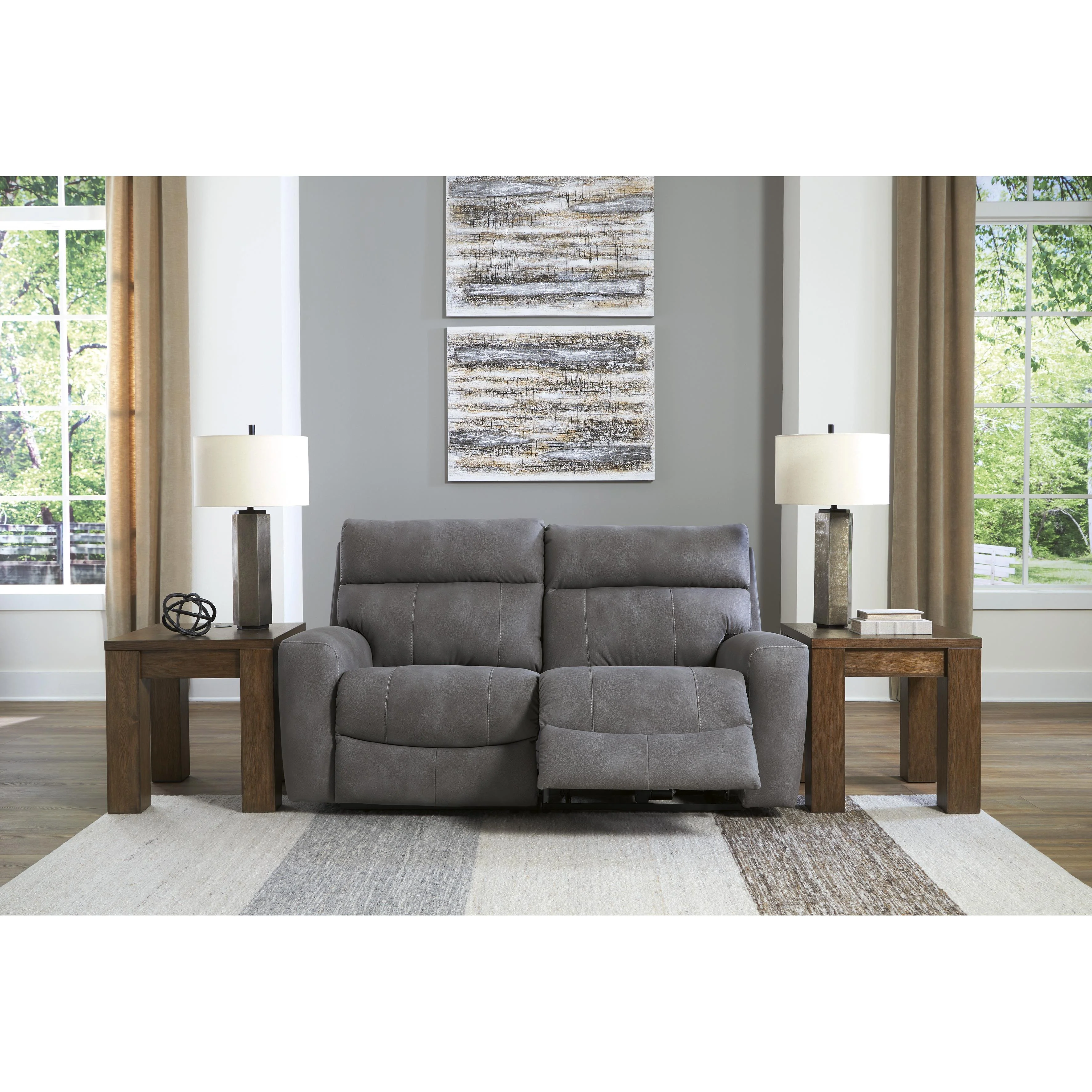 Signature Design by Ashley Next-Gen DuraPella Power Reclining Leather Look 2 pc Sectional 6100358C/6100362C - Image 3