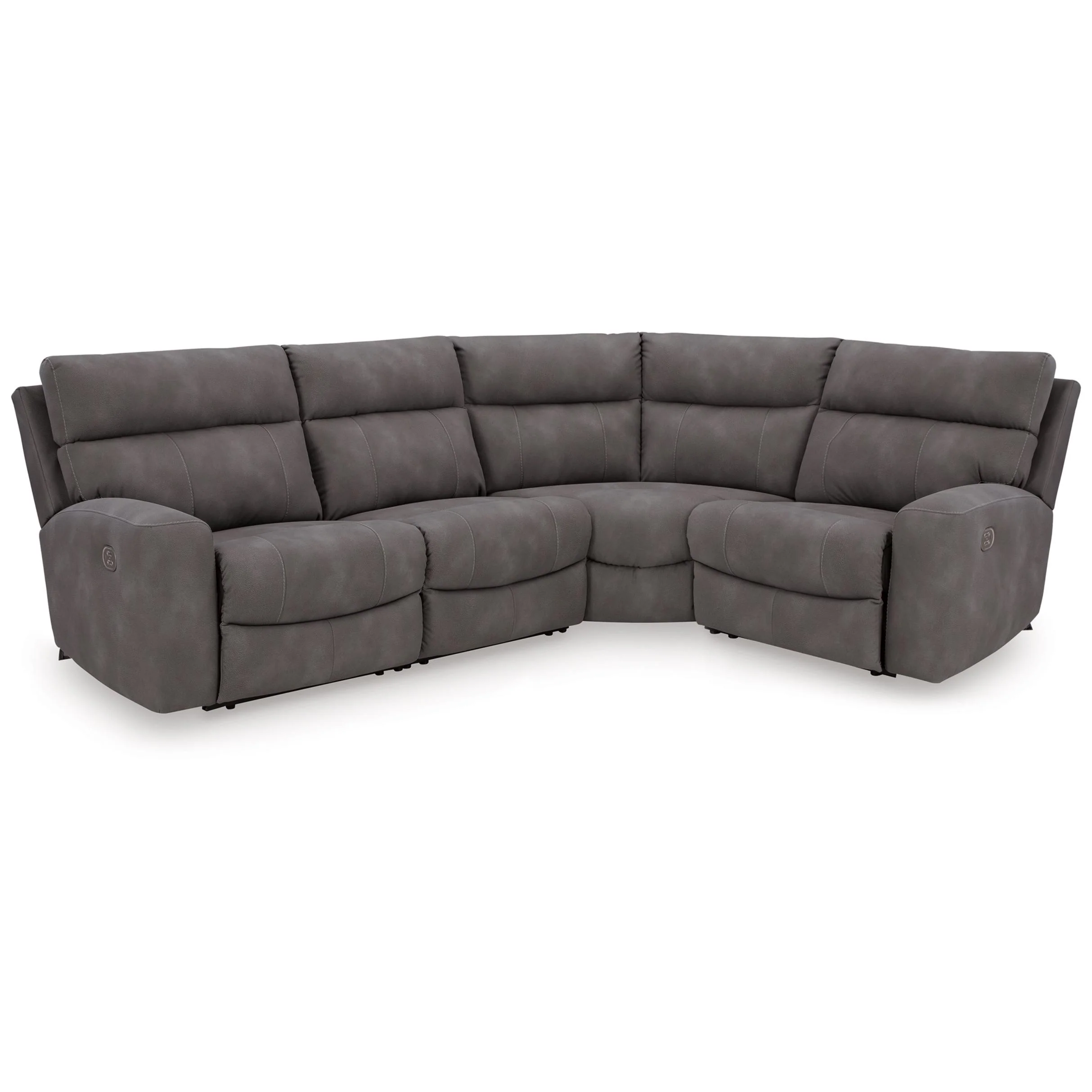 Signature Design by Ashley Next-Gen DuraPella Power Reclining Leather Look 4 pc Sectional 6100358C/6100346C/6100377C/6100362C