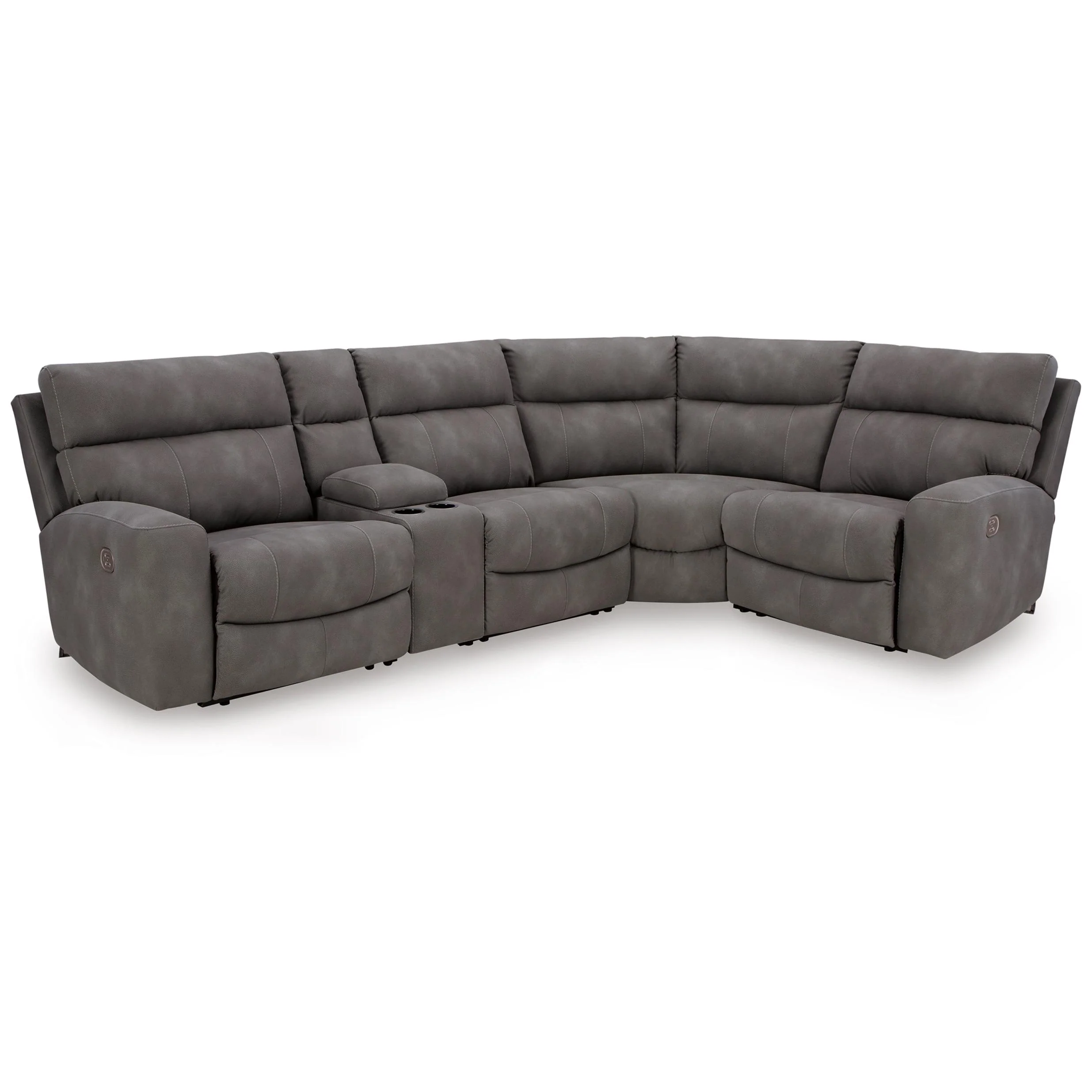 Signature Design by Ashley Next-Gen DuraPella Power Reclining Leather Look 5 pc Sectional 6100358C/6100357C/6100346C/6100377C/6100362C