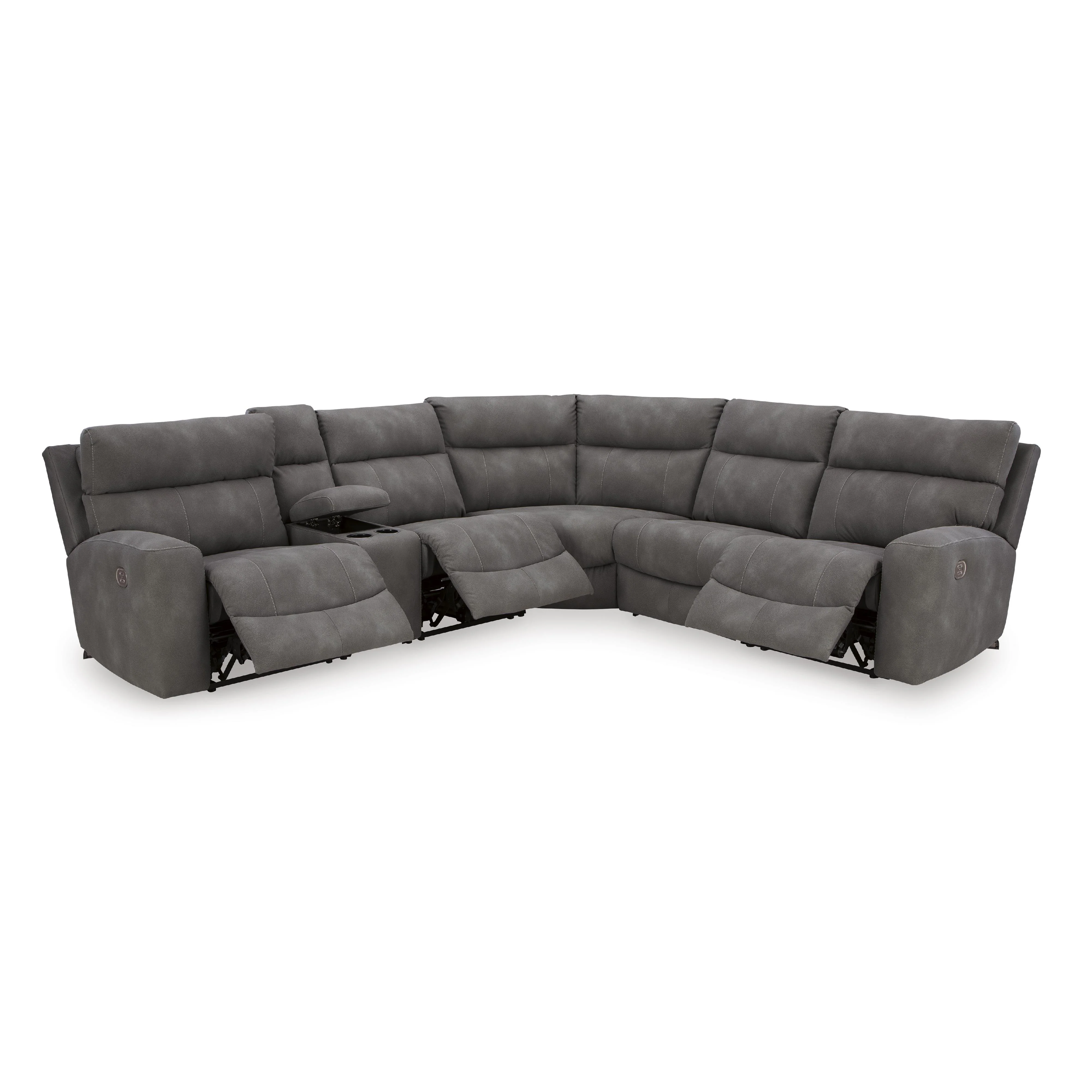 Signature Design by Ashley Next-Gen DuraPella Power Reclining Leather Look 6 pc Sectional 6100358C/6100357C/6100331C/6100377C/6100346C/6100362C - Image 2