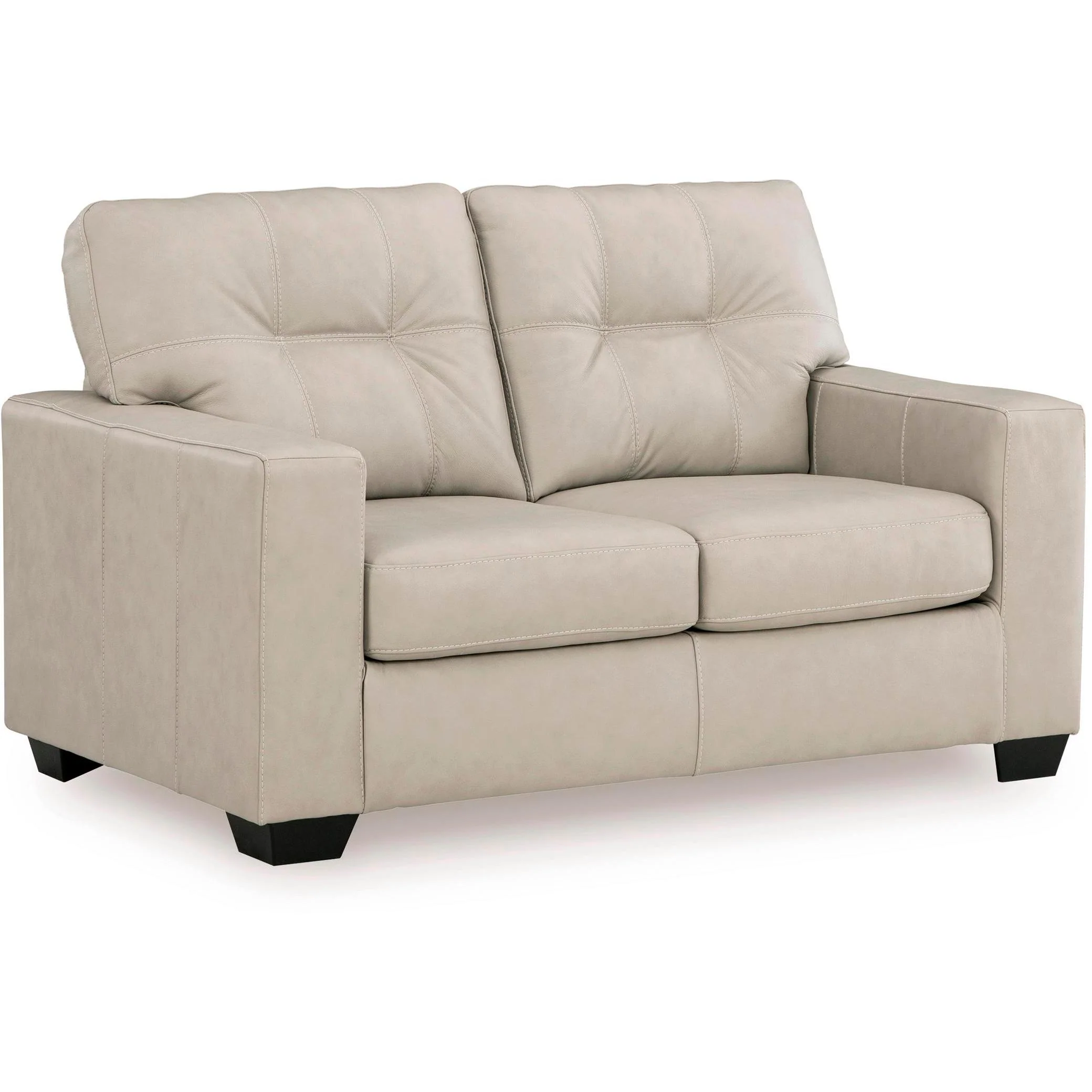 Signature Design by Ashley Santorine Stationary Leather Match Loveseat 2170835C