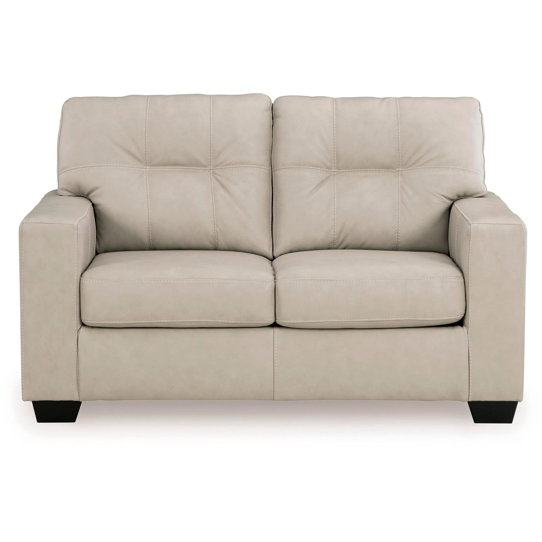 Signature Design by Ashley Santorine Stationary Leather Match Loveseat 2170835C - Image 2