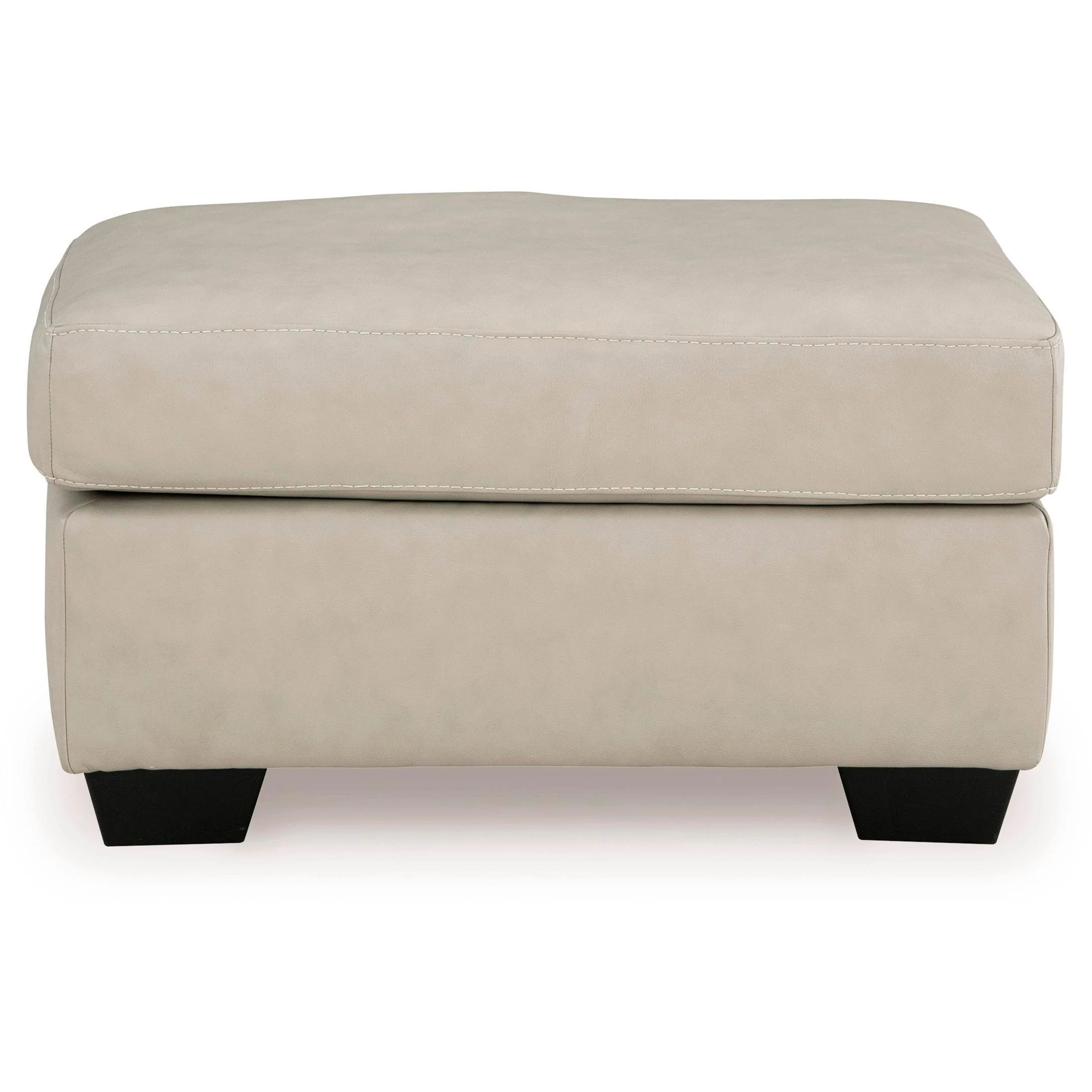 Signature Design by Ashley Santorine Leather Match Ottoman 2170814C - Image 2