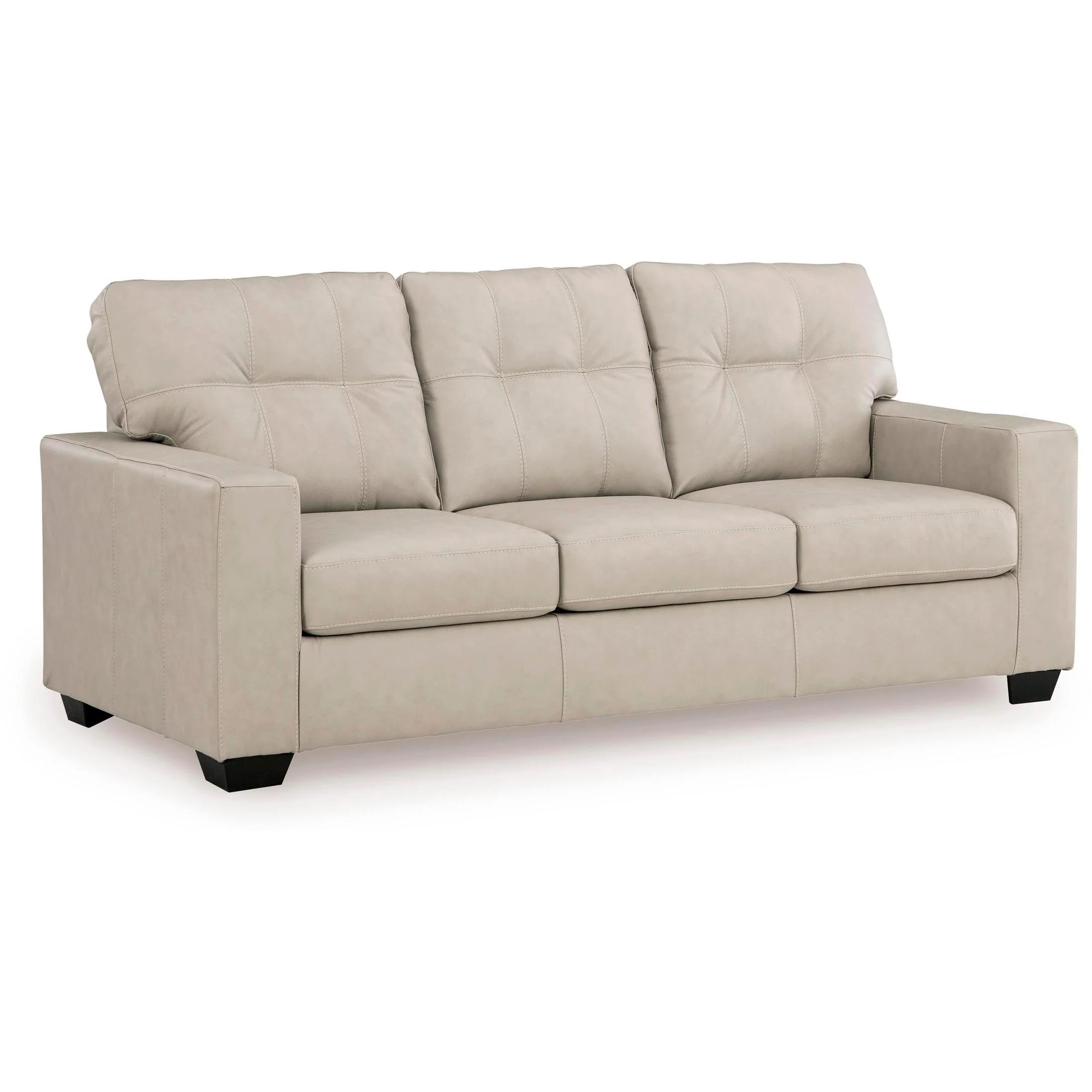 Signature Design by Ashley Santorine Stationary Leather Match Sofa 2170838C