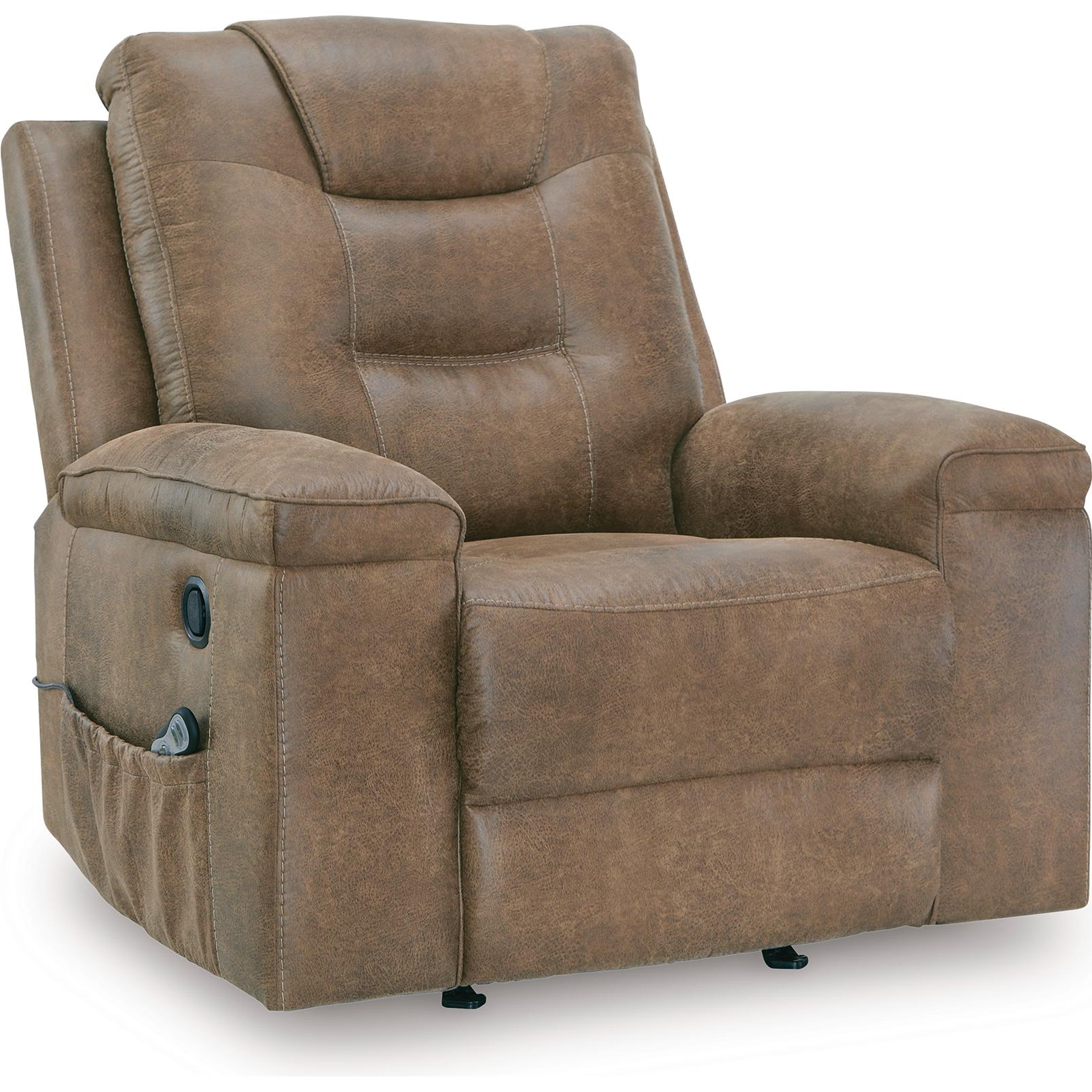 Signature Design by Ashley Stockworth Rocker Leather Look Recliner PC6560425C