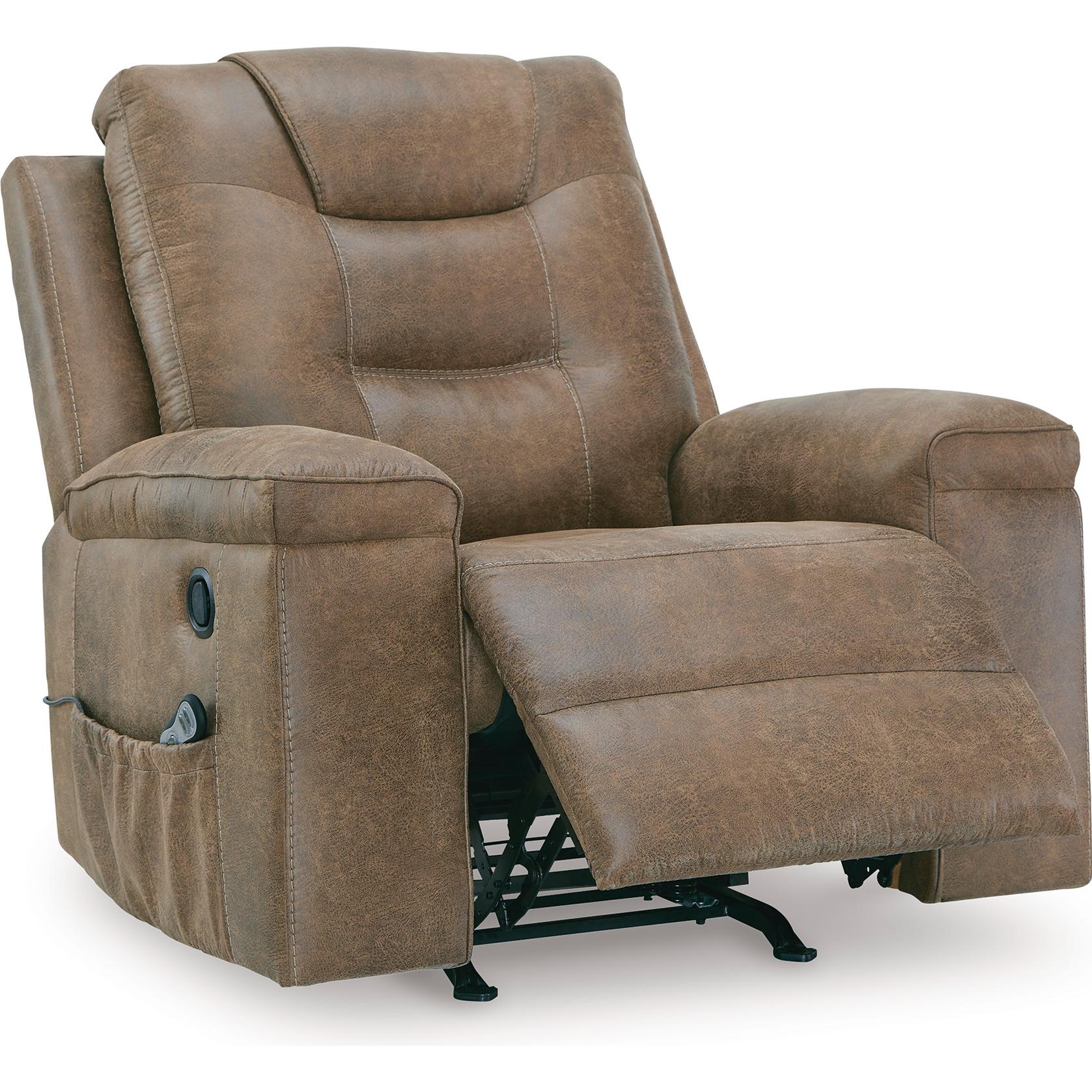 Signature Design by Ashley Stockworth Rocker Leather Look Recliner PC6560425C - Image 2