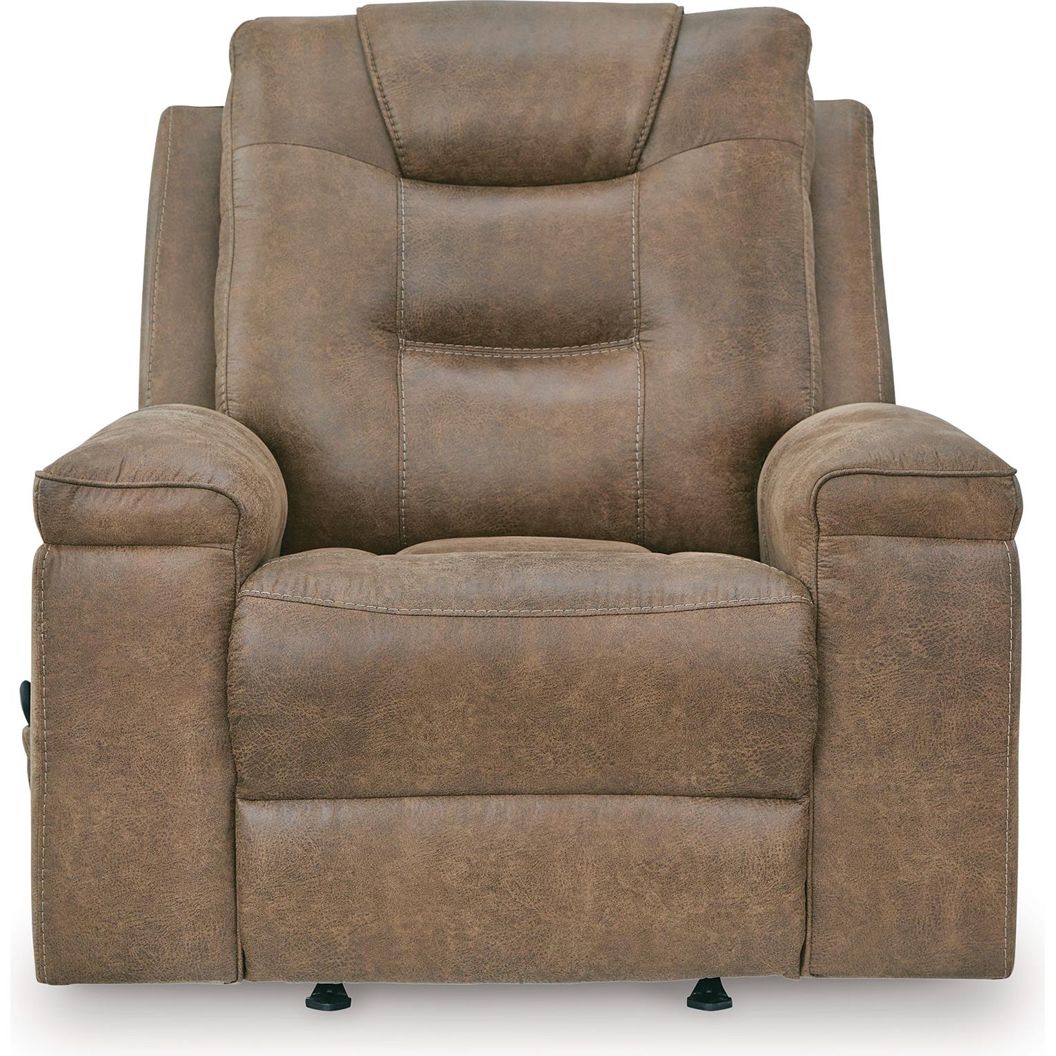 Signature Design by Ashley Stockworth Rocker Leather Look Recliner PC6560425C - Image 3
