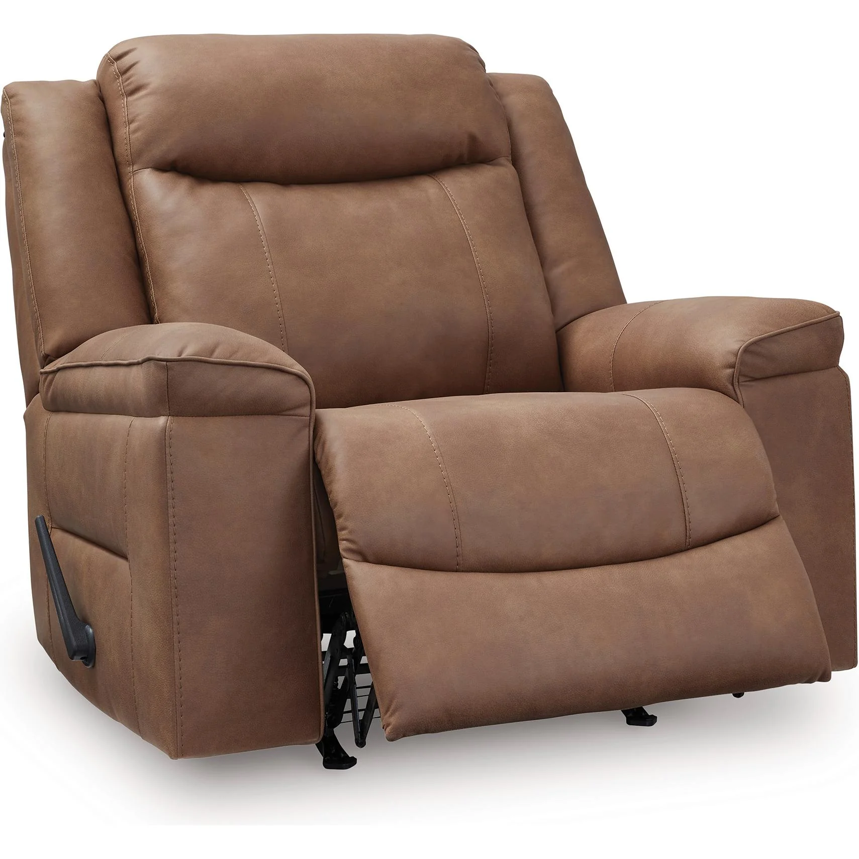 Signature Design by Ashley Status Check Rocker Leather Look Recliner PC6530825C - Image 2