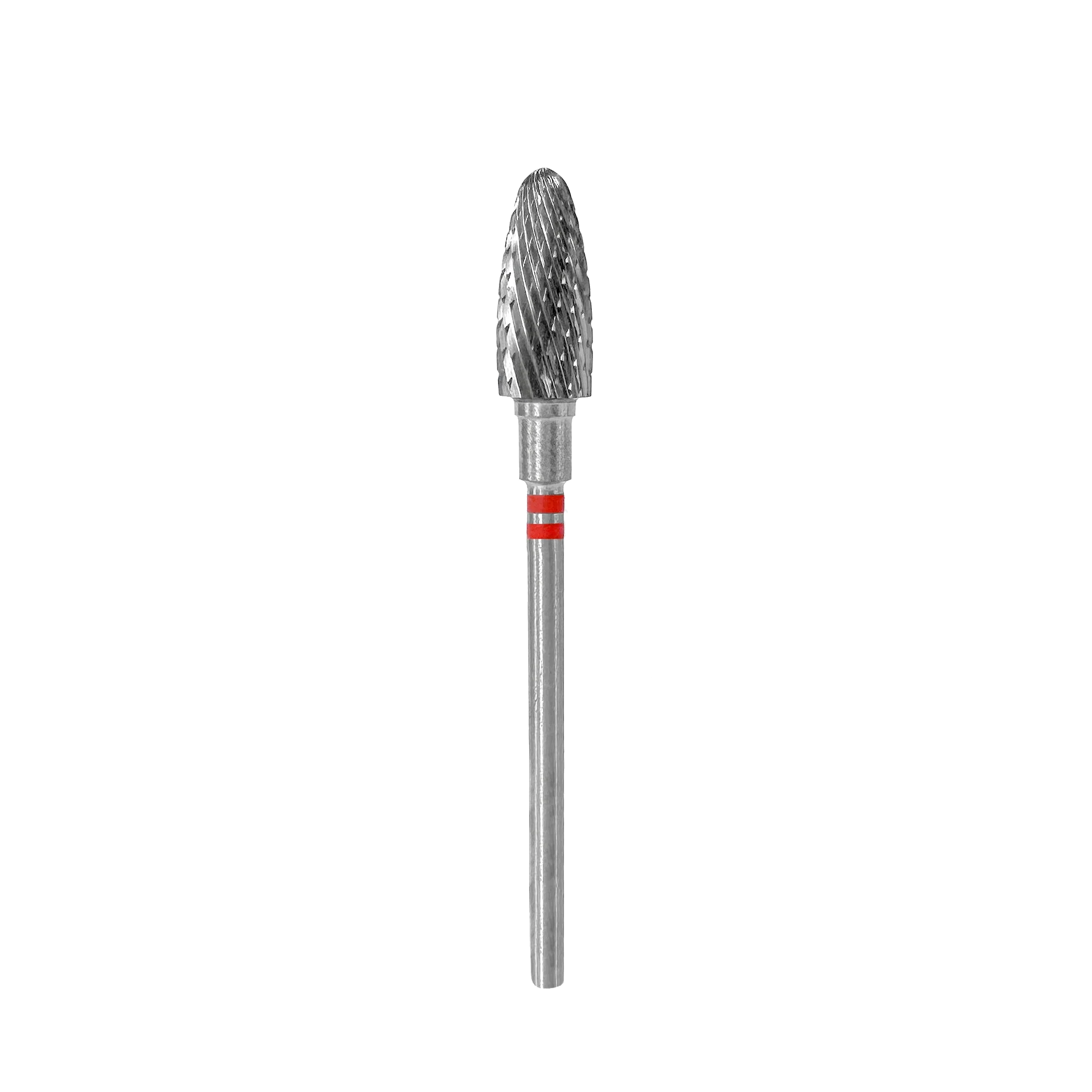 LEFT HANDED CARBIDE NAIL DRILL BIT, “CORN”, RED, HEAD DIAMETER 6/14MM (FT91R060/14) #317  – STALEKS™
