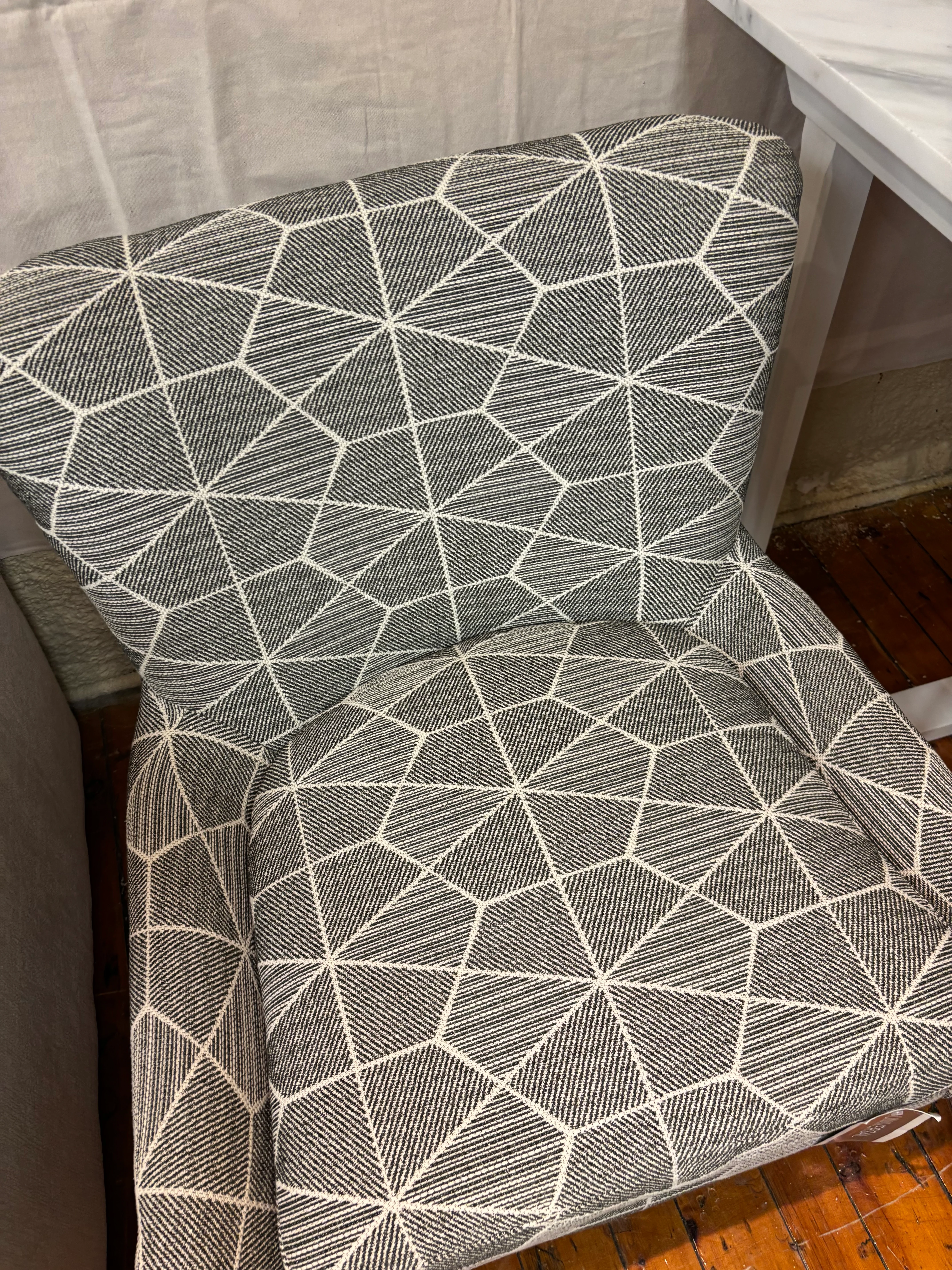 Curated 786535 Everette Chair Teton Domino / Base: Pewter Finish - Image 2