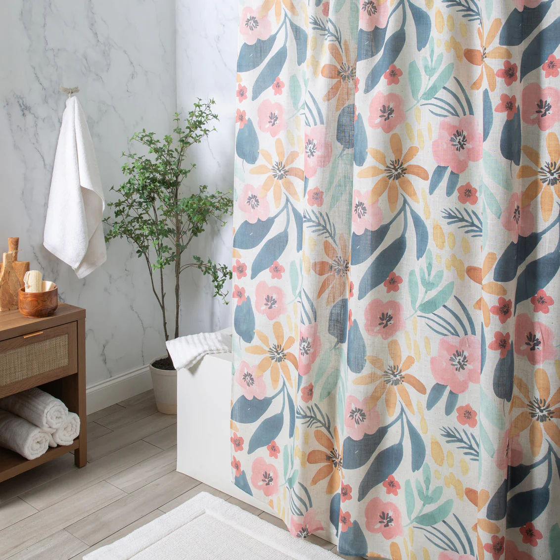 Shower Curtain, Saltillo - Image 1