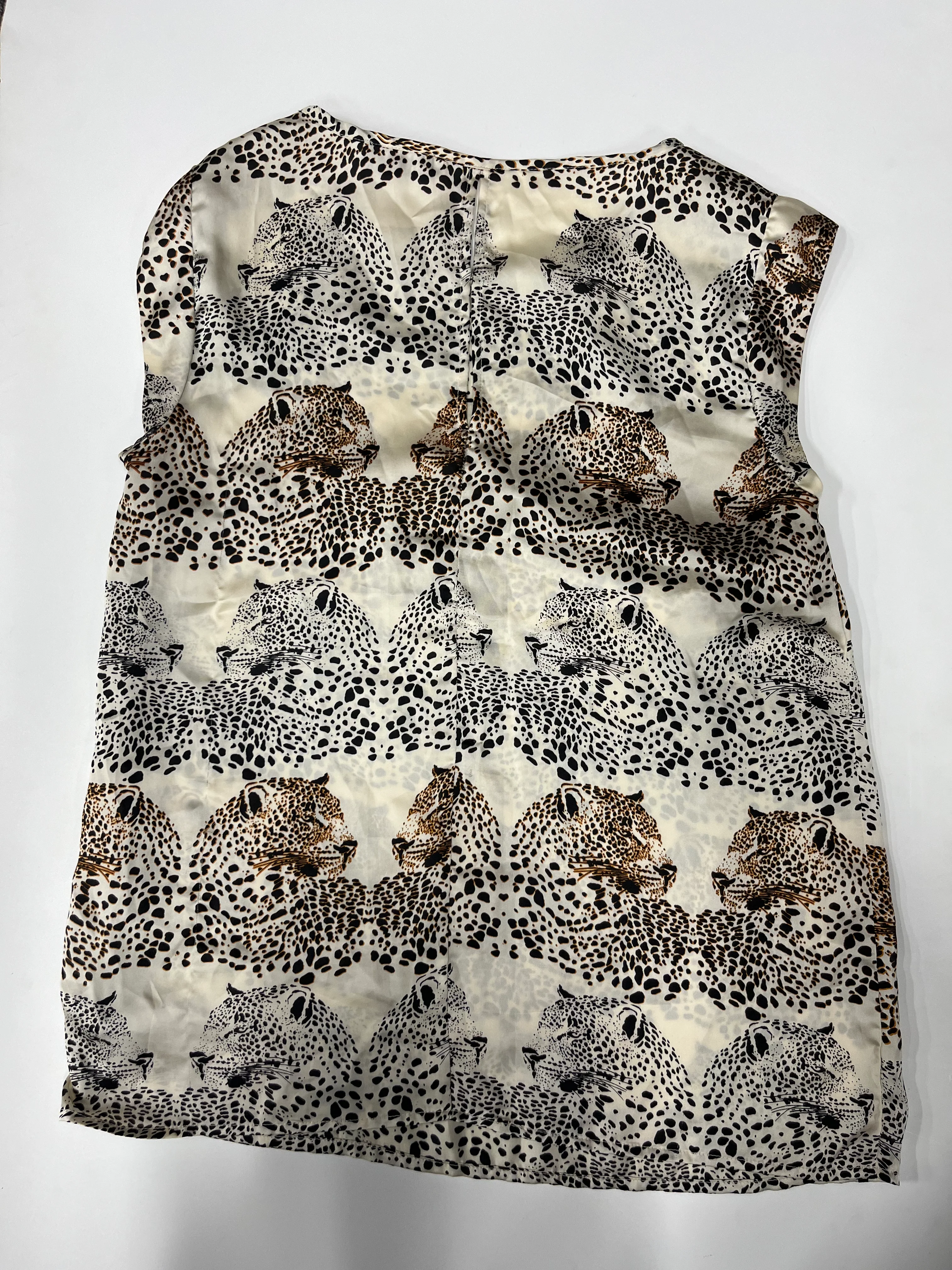 The Limited Sleeveless Blouse Animal Print Size S - Image 2