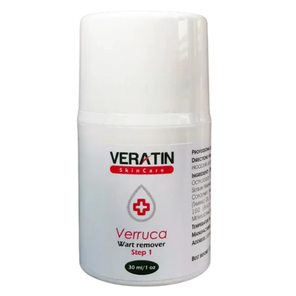 Veratin Verruca Wart Remover Cream Step 1, 30ml