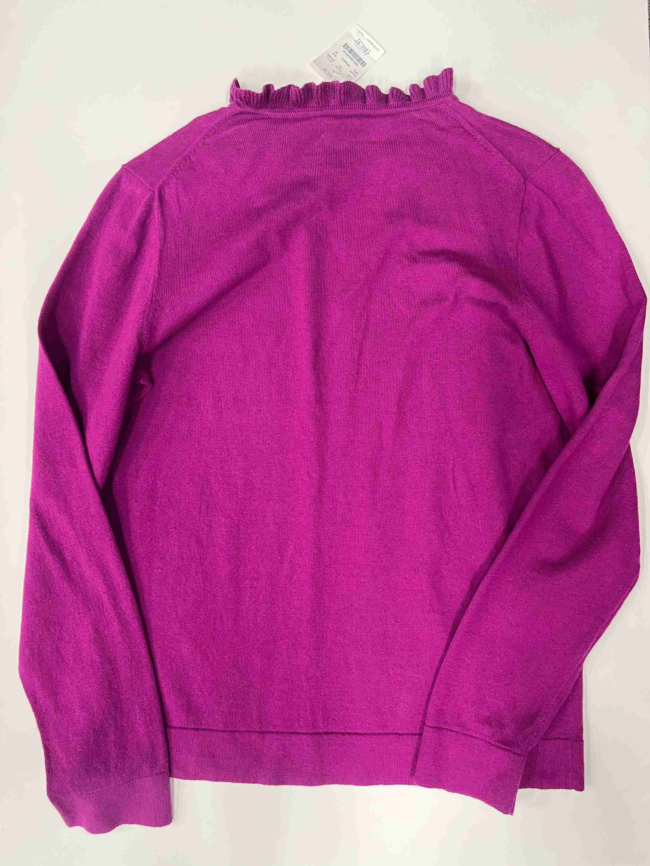 J Crew Long Sleeve Knit Shirt Purple NWT Size M - Image 2