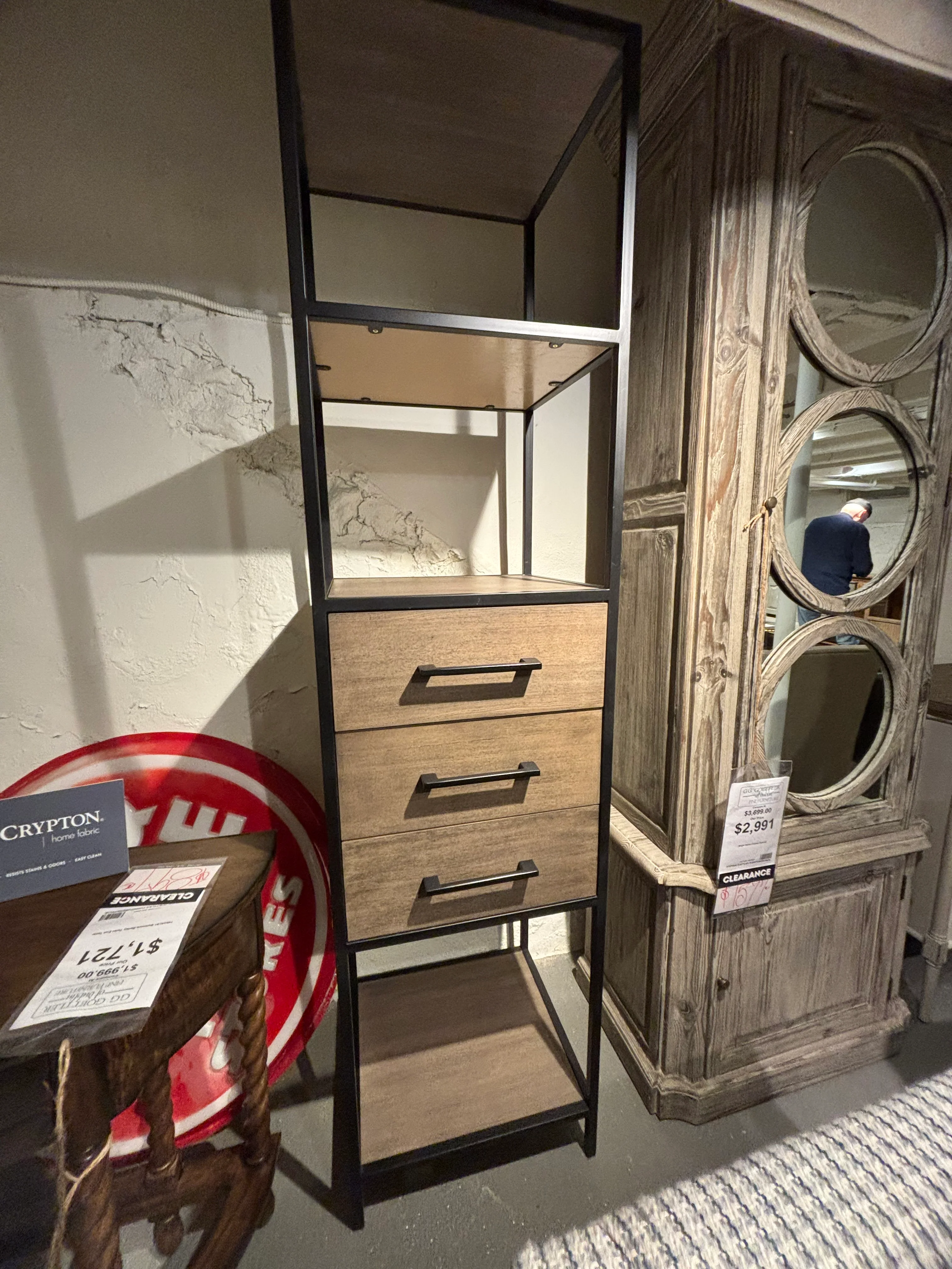 Curated D324-301 Iron Shelf