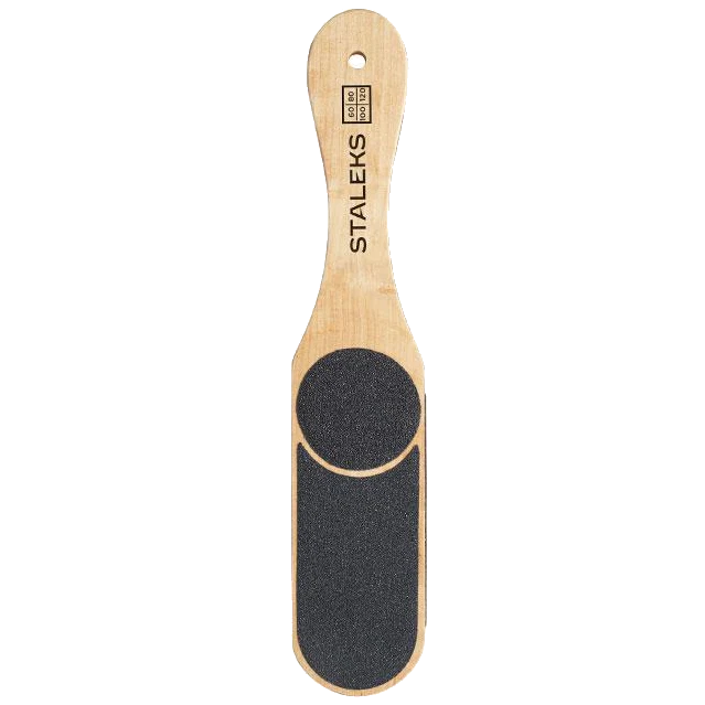 STALEKS BEAUTY & CARE 10 TYPE 3 MULTI GRIT WOODEN PEDICURE FOOT FILE THREE-SIDED 60/80/100/120 ABC 10/3- STALEKS™