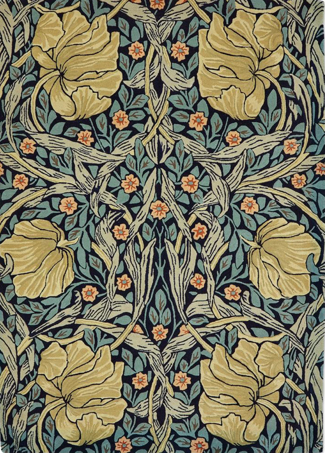 Pimpernel Indigo Area Rug - Image 1