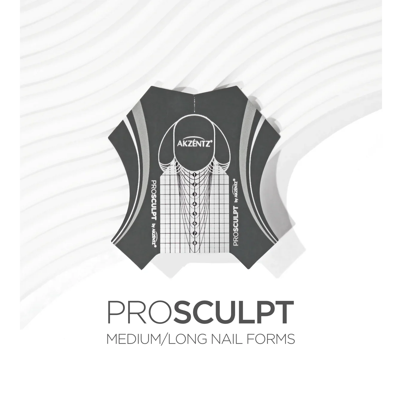 Akzentz ProSculpt Nail Forms, Medium/Long, 300 Forms per Roll