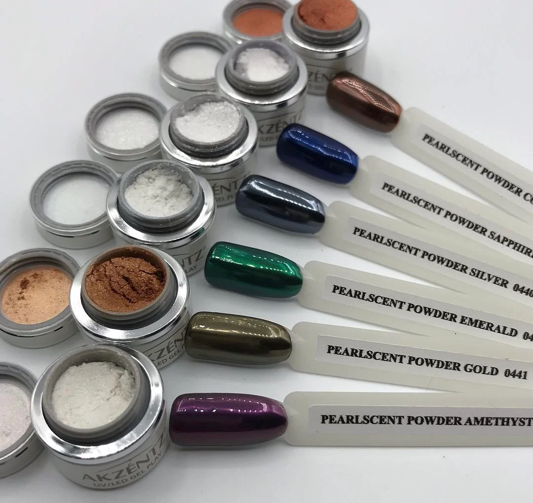 Akzentz - Gel-Play Pearlescent Powder Kit (6 x 1g) - Image 2