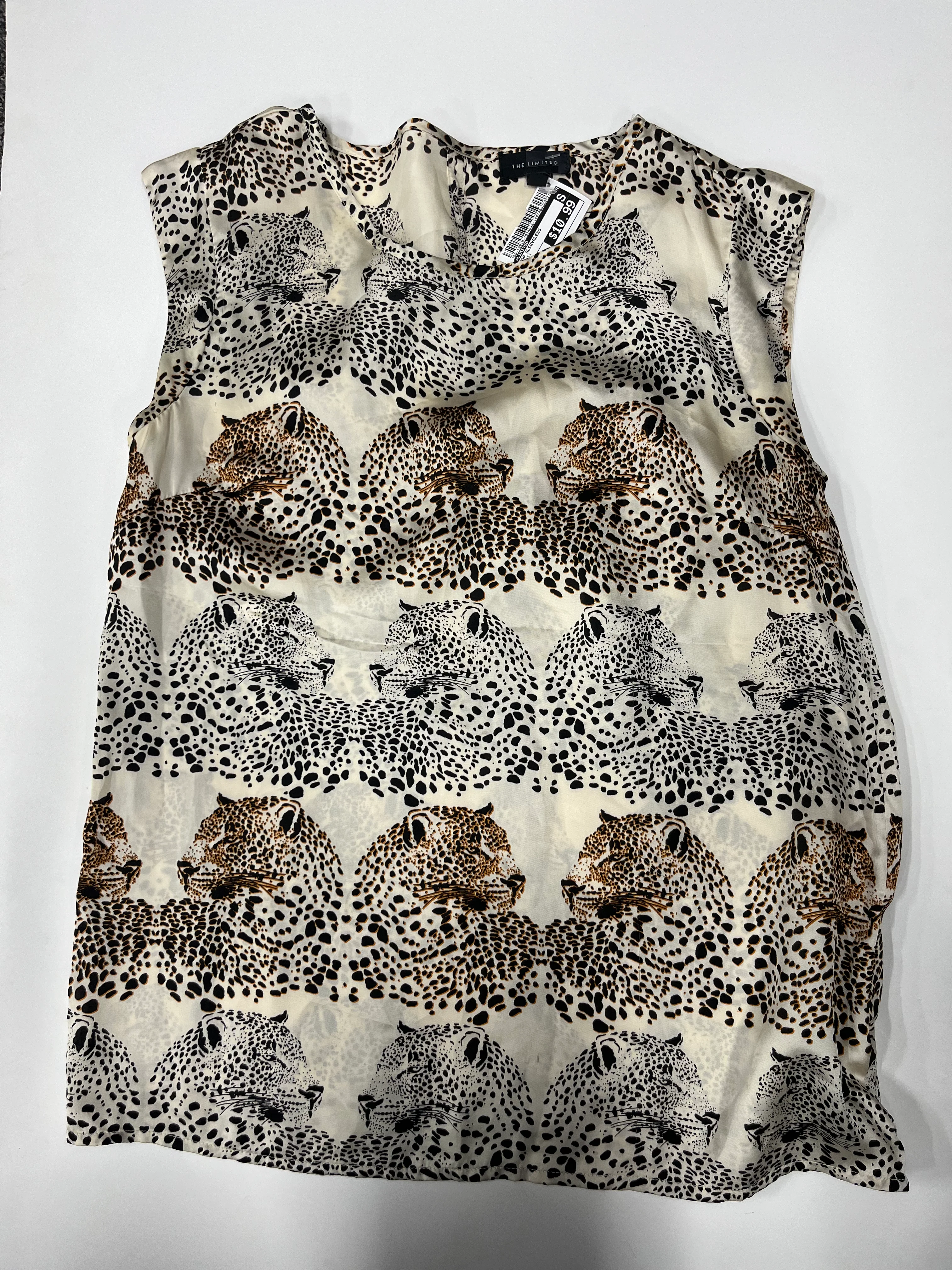The Limited Sleeveless Blouse Animal Print Size S