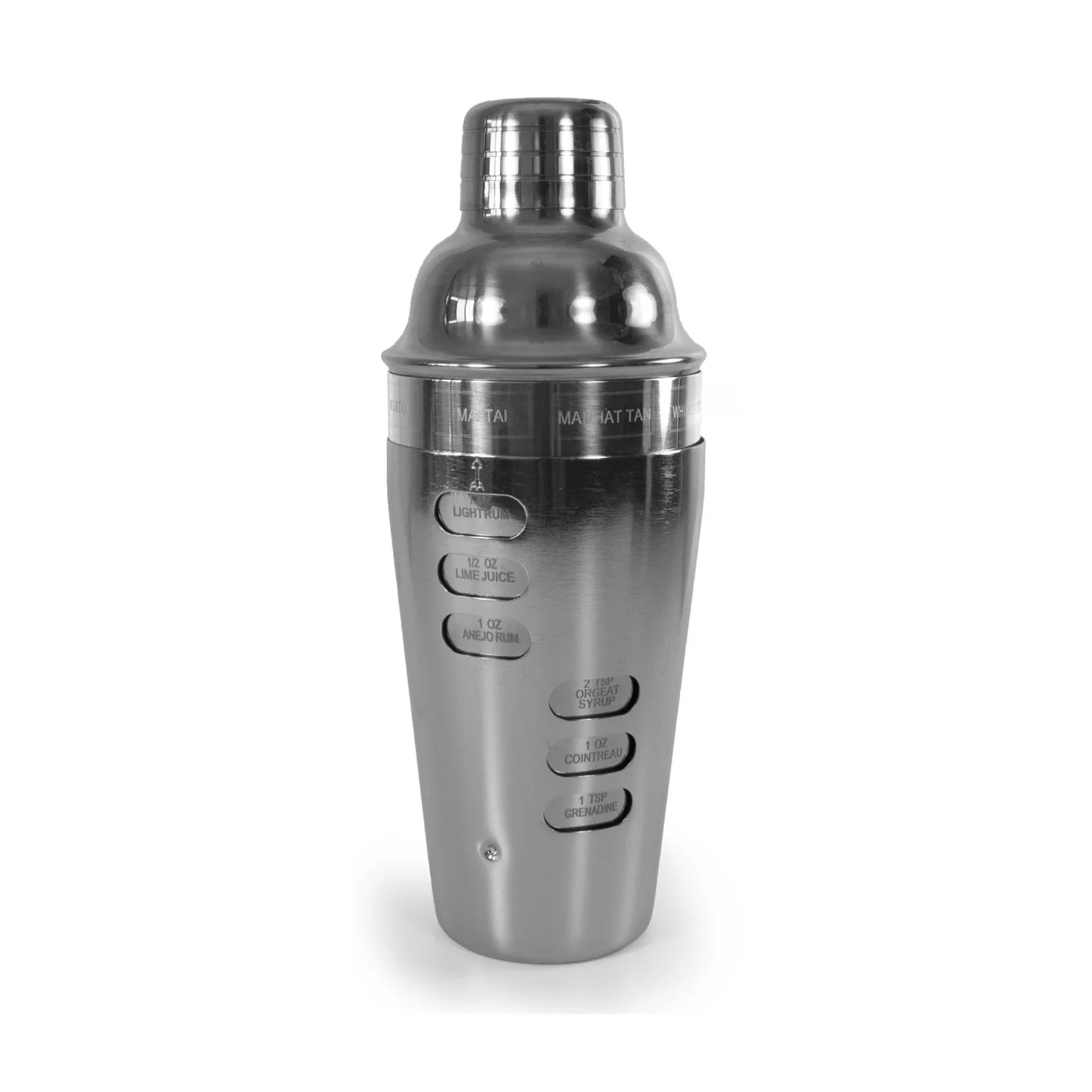Cocktail Shaker with Recipes - Image 1