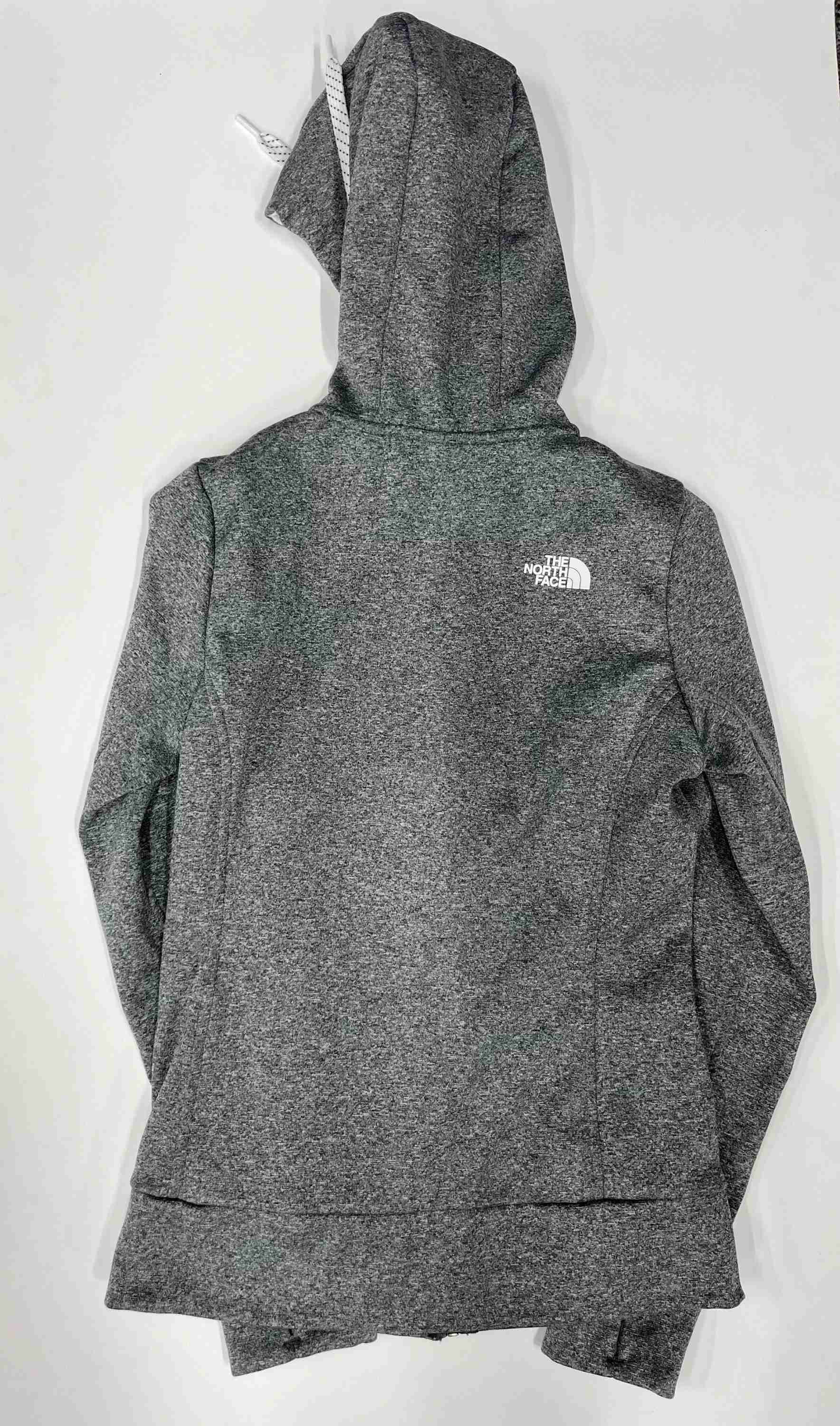 The North Face Full Zip Hooded Jacket Grey Size XS - Image 2