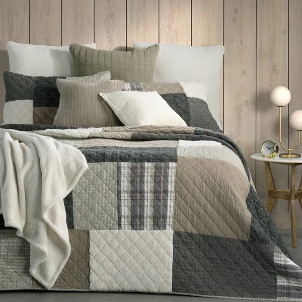 Quilt & Sham Set,Theory - Queen - Image 1