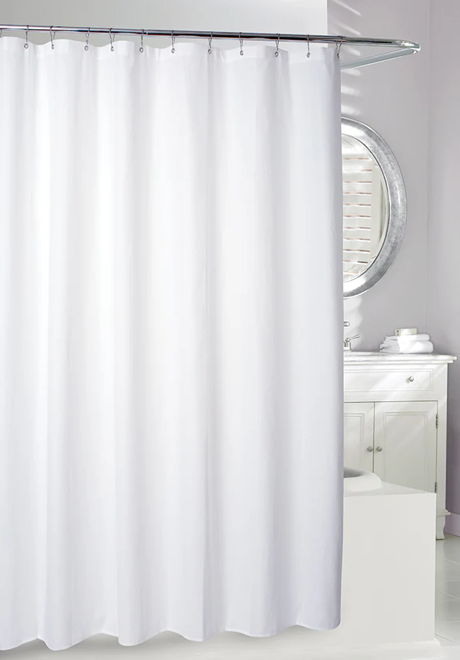 Shower Curtain, Bali White