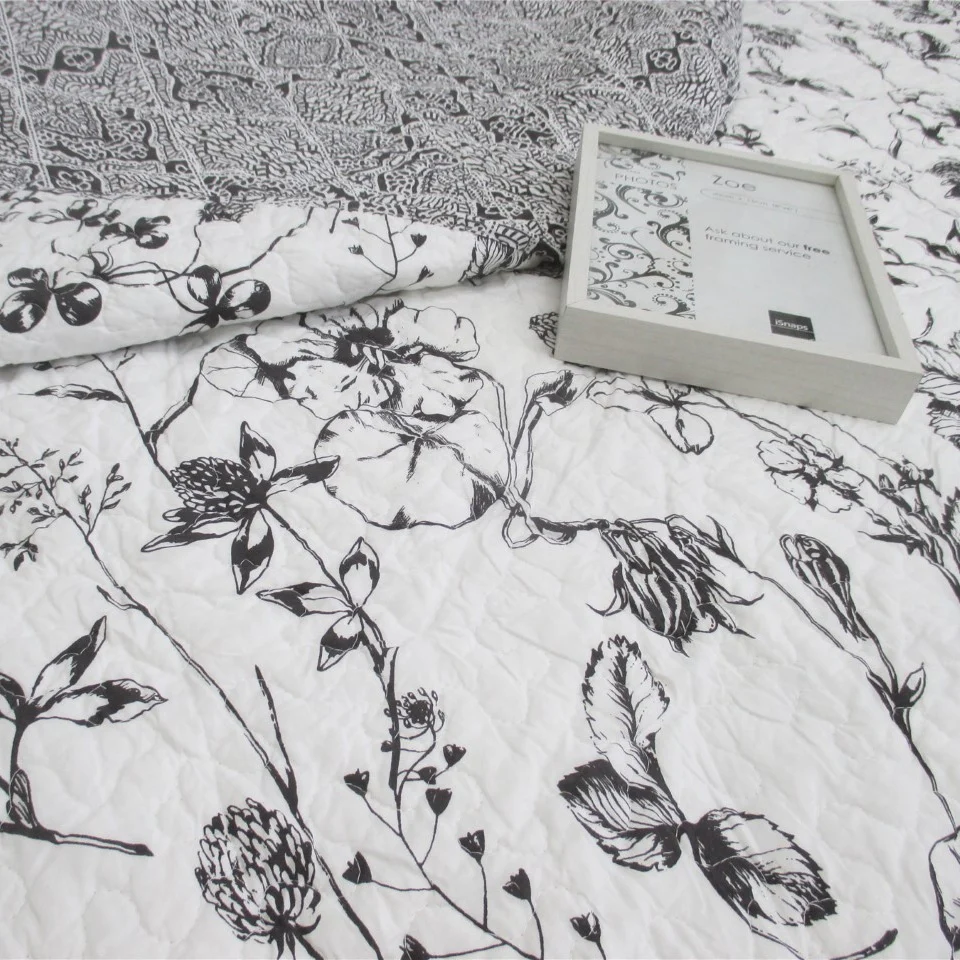 Quilt & Shams Set - Black Dahlia - Image 1
