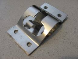 Positive Door Holder, in Stainless Steel w/Spring Hooks and/or Bracket Clips - Image 2