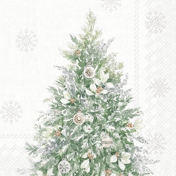 Cocktail Napkin, Simple Season Tree