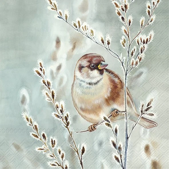 Cocktail Napkin, Winter Melody